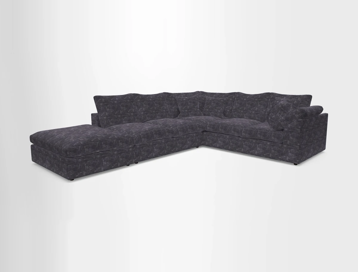 Big Softie Sloped Arm Large Corner Group RHF in Sahara Chalk