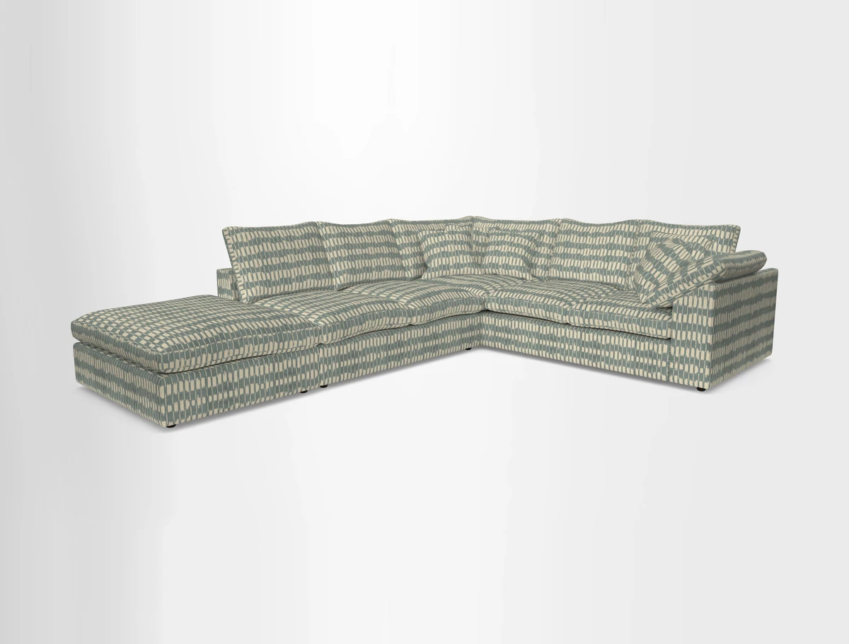 Big Softie Sloped Arm Large Corner Group RHF in Sahara Chalk