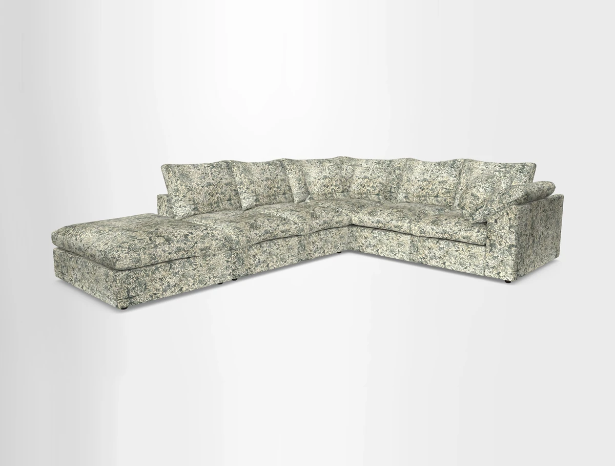 Big Softie Sloped Arm Large Corner Group RHF in Sahara Chalk
