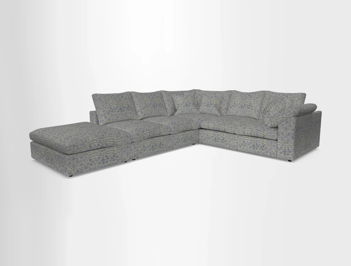 Big Softie Sloped Arm Large Corner Group RHF in Sahara Chalk