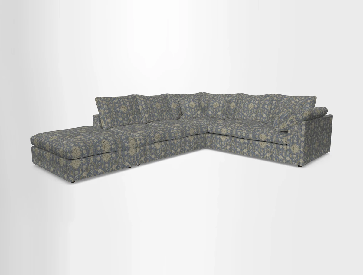 Big Softie Sloped Arm Large Corner Group RHF in Sahara Chalk