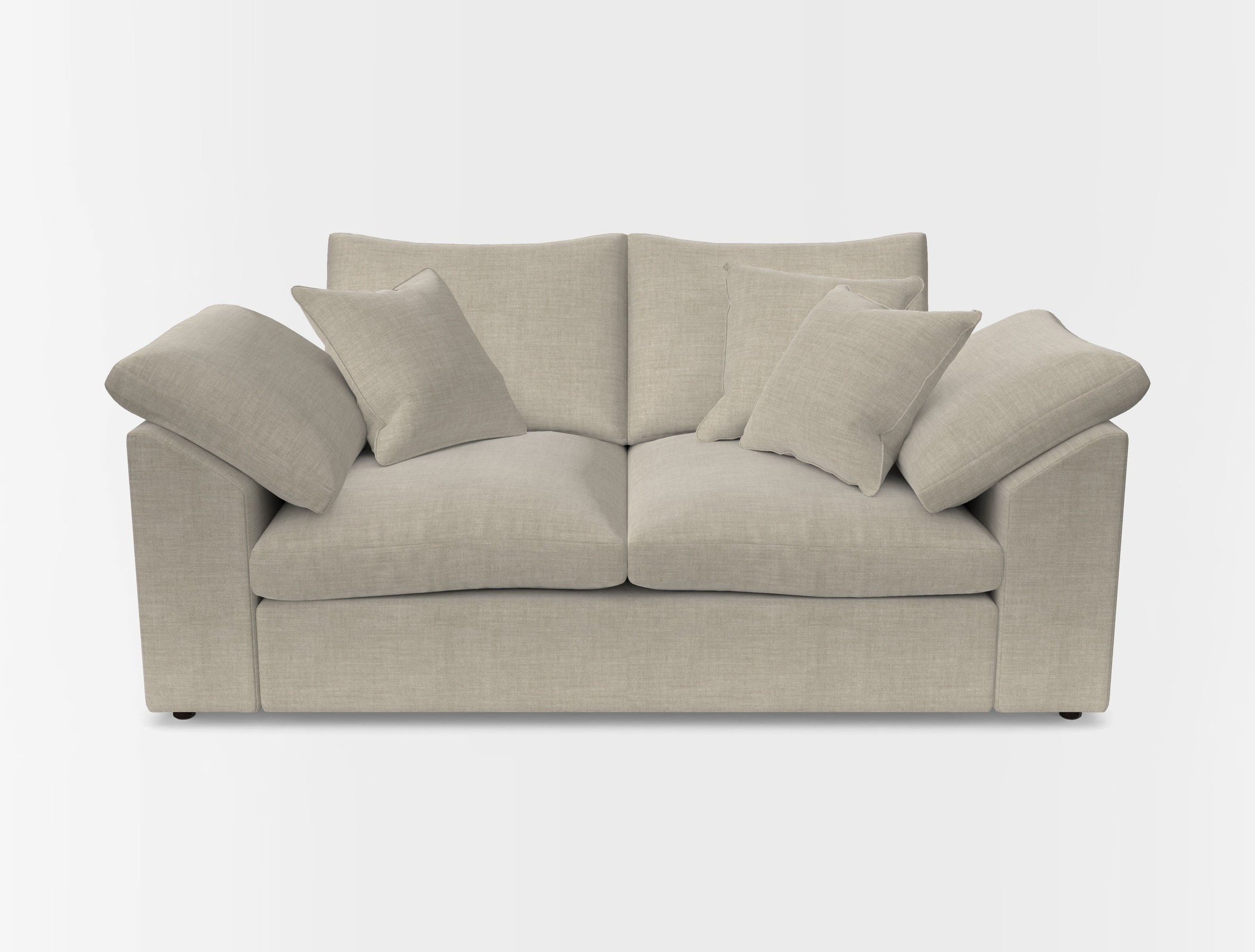 Big softie sloped arm front