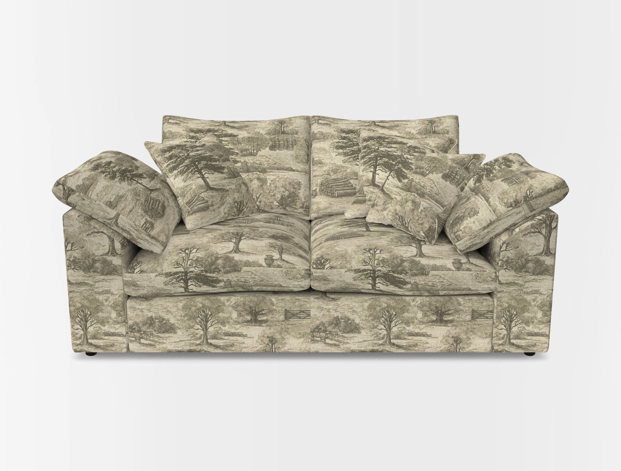 Big softie sloped arm front