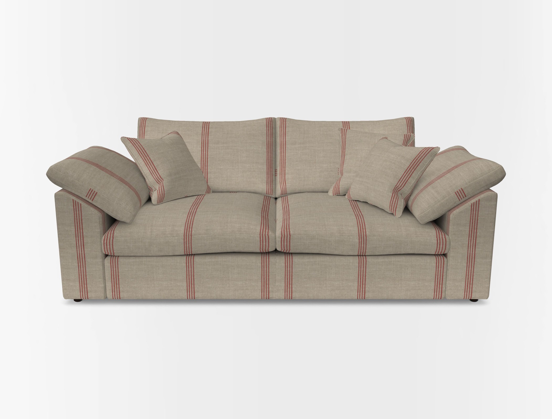 Big softie sloped arm front