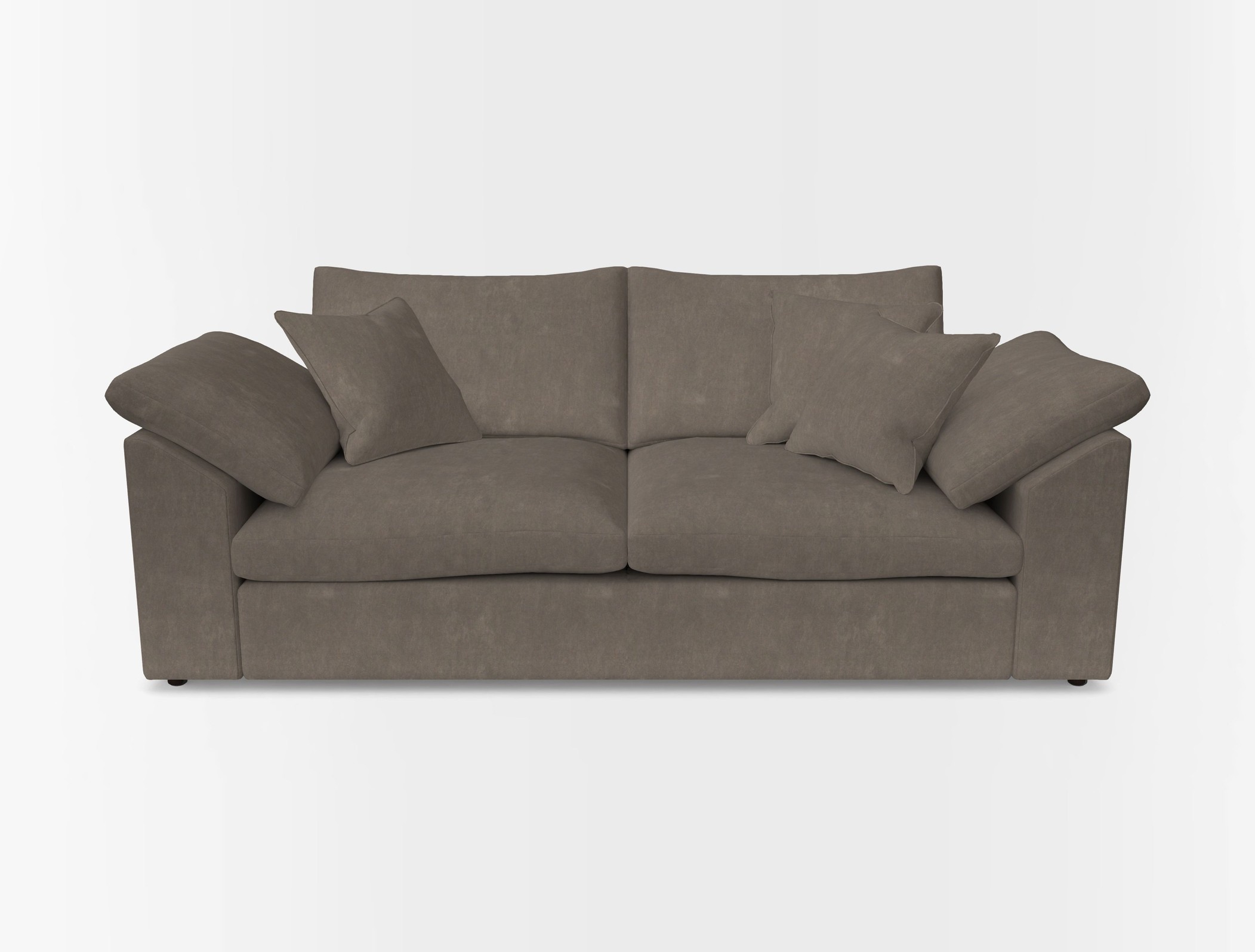 Big softie sloped arm front