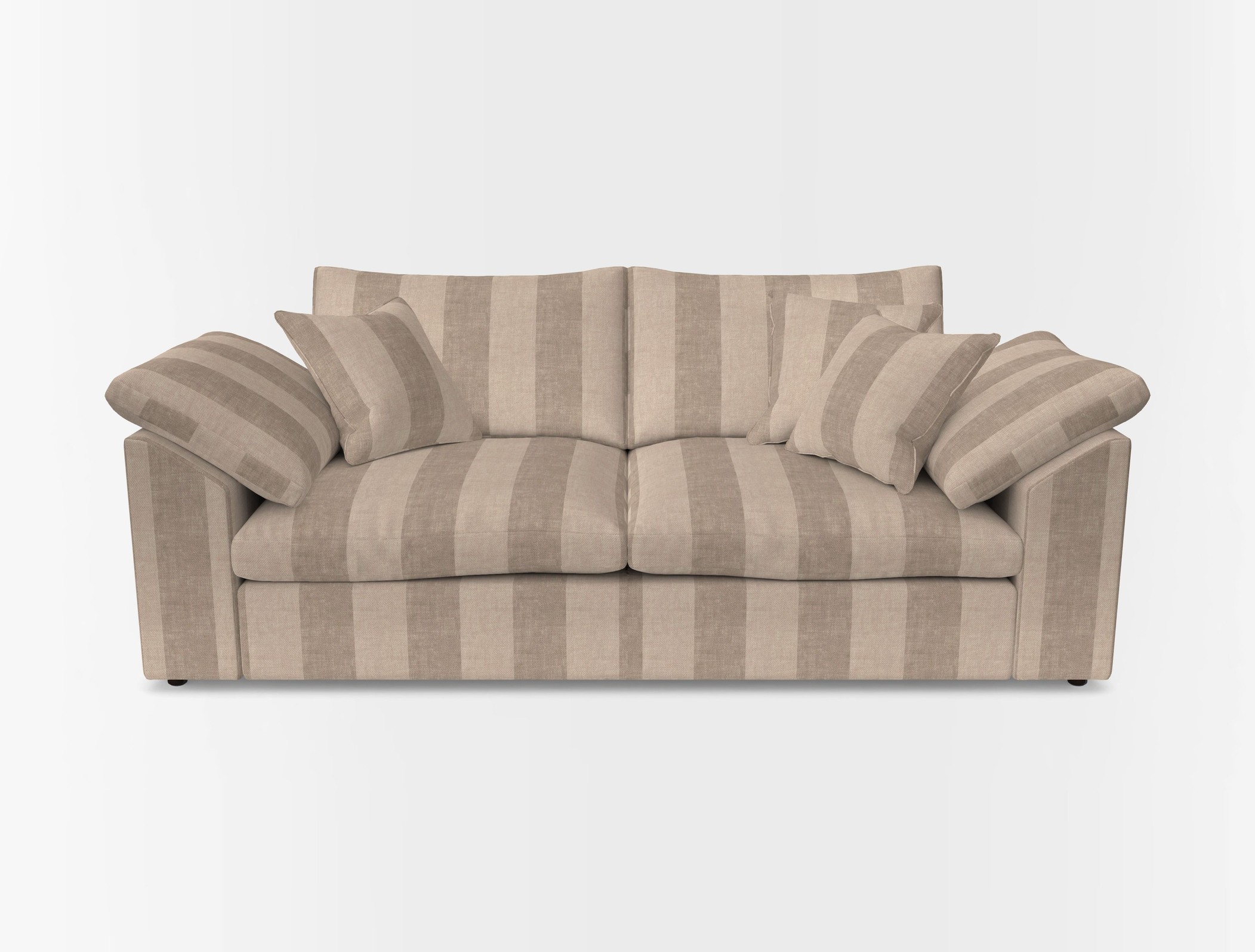 Big softie sloped arm front