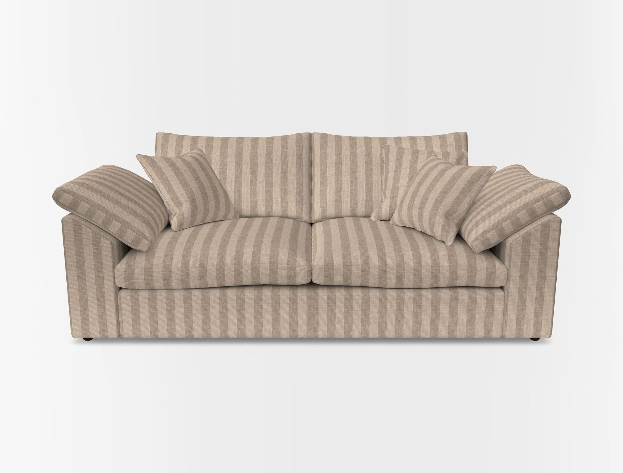 Big softie sloped arm front