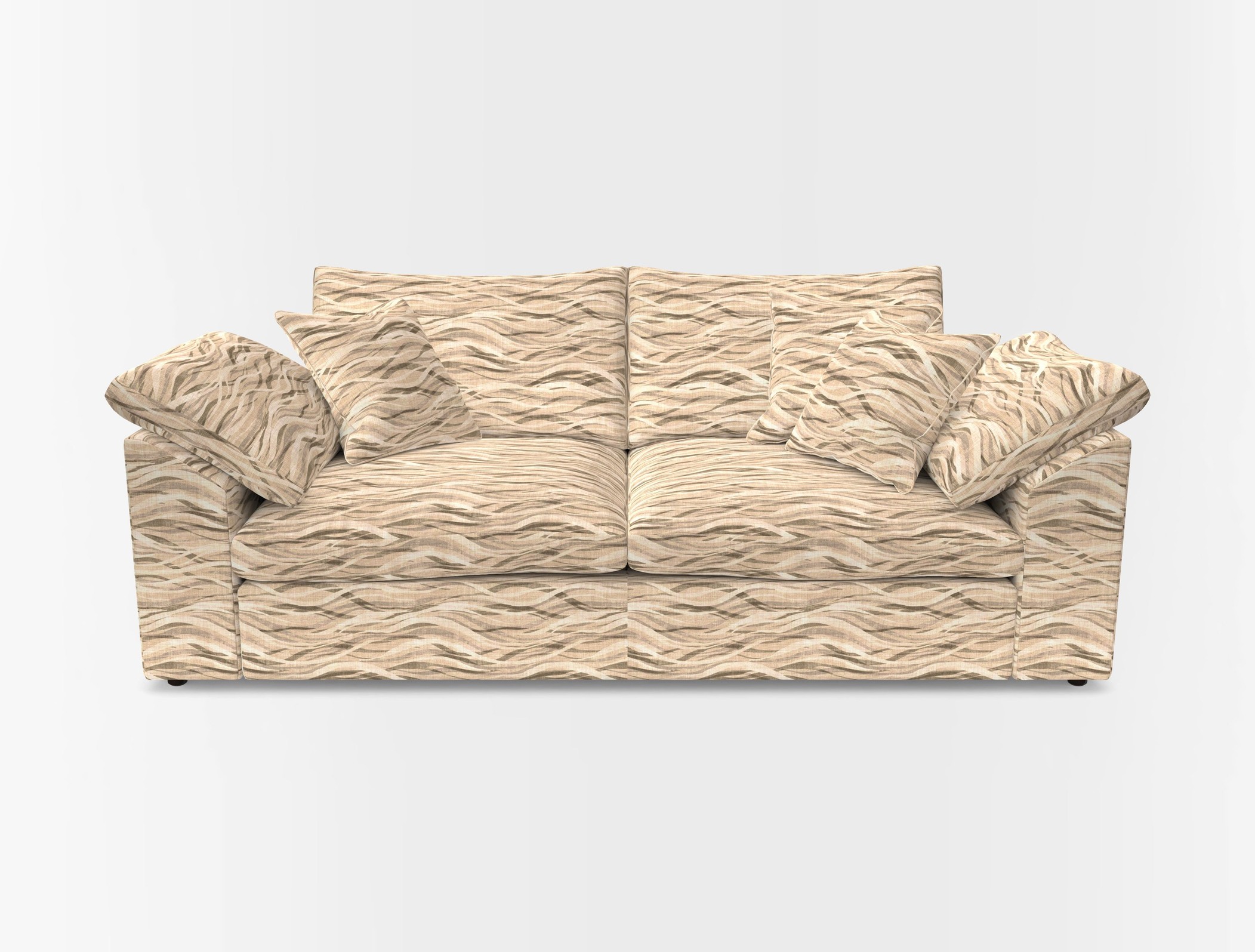 Big softie sloped arm front