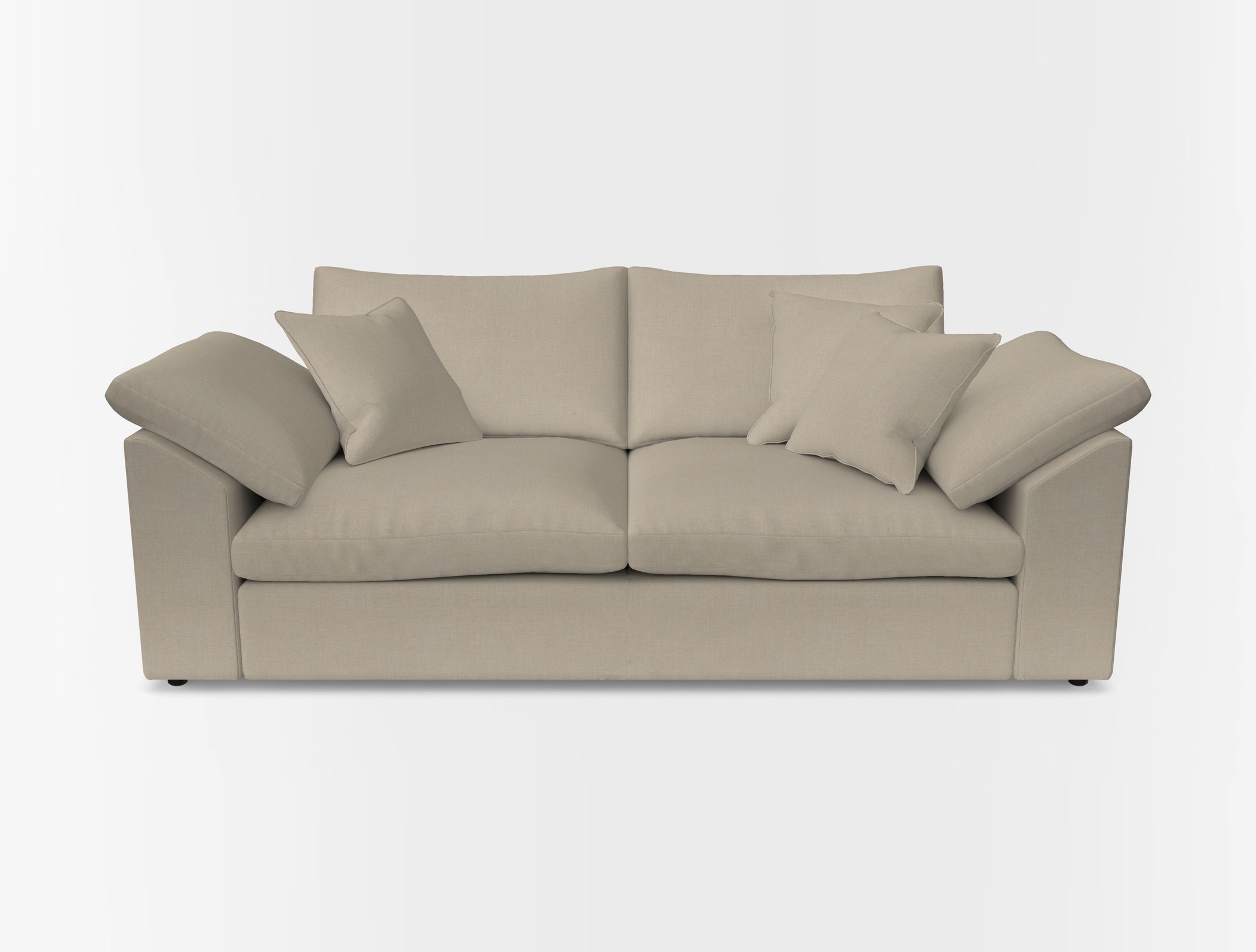 Big softie sloped arm front