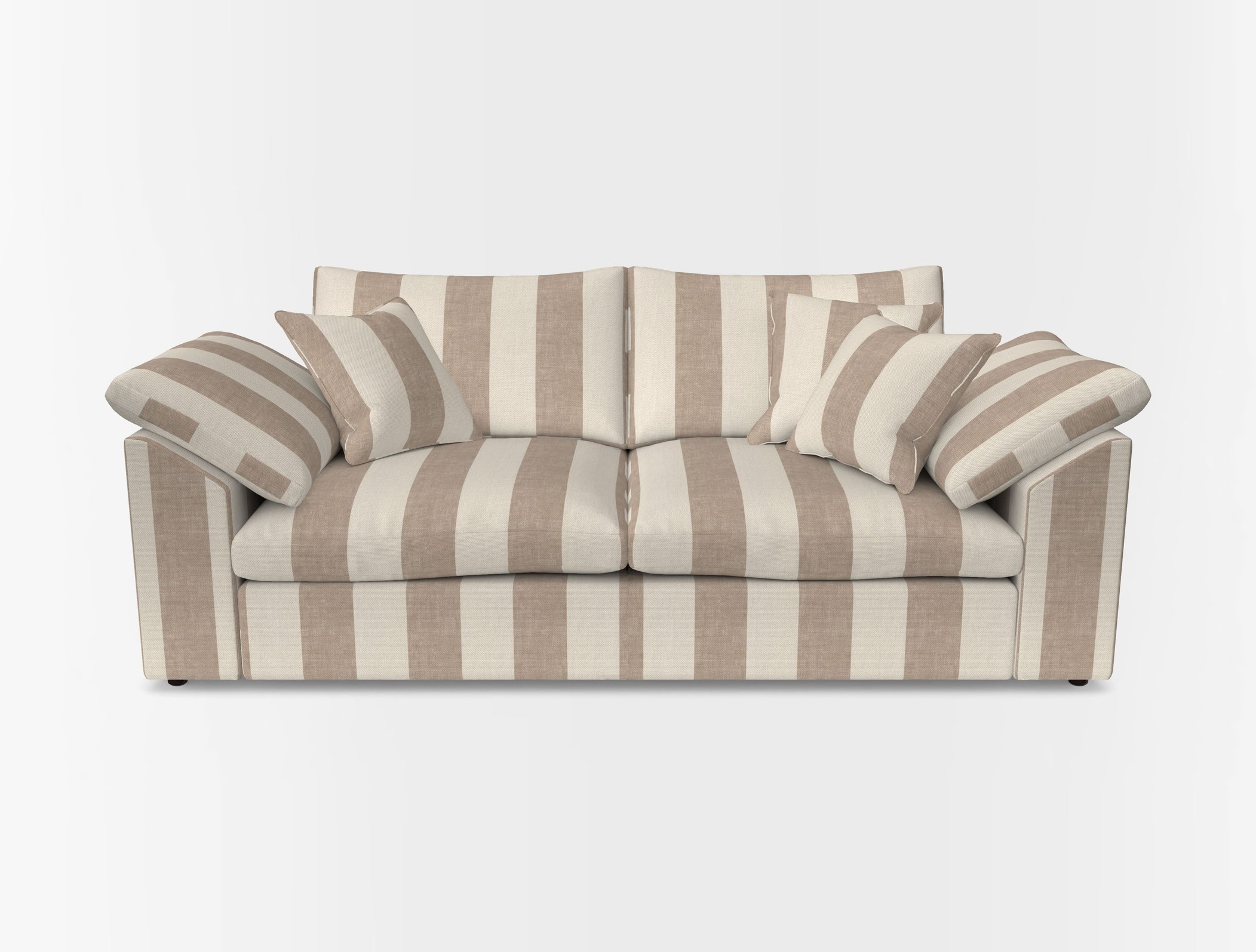 Big softie sloped arm front