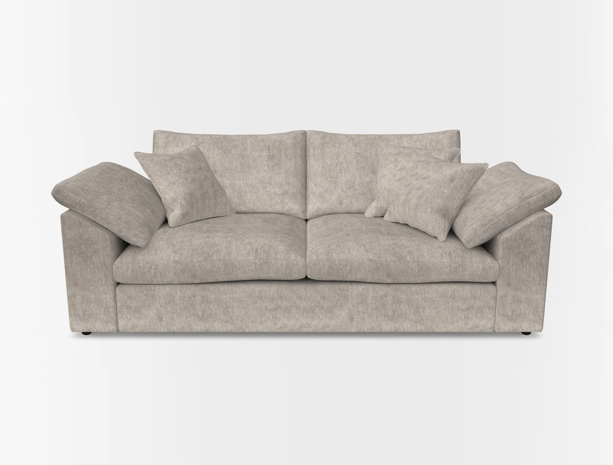 Big softie sloped arm front