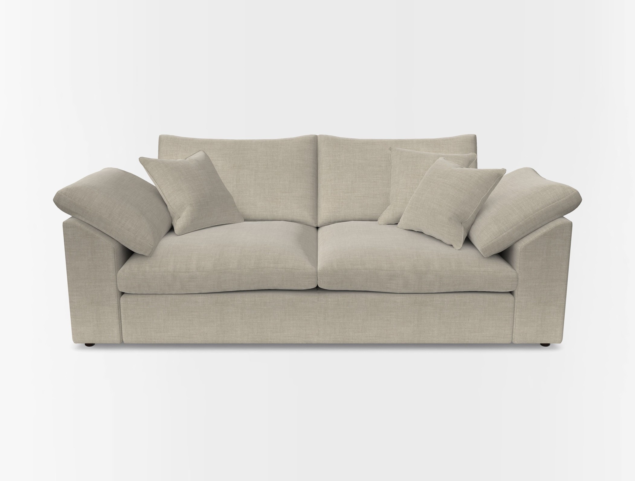 Big softie sloped arm front