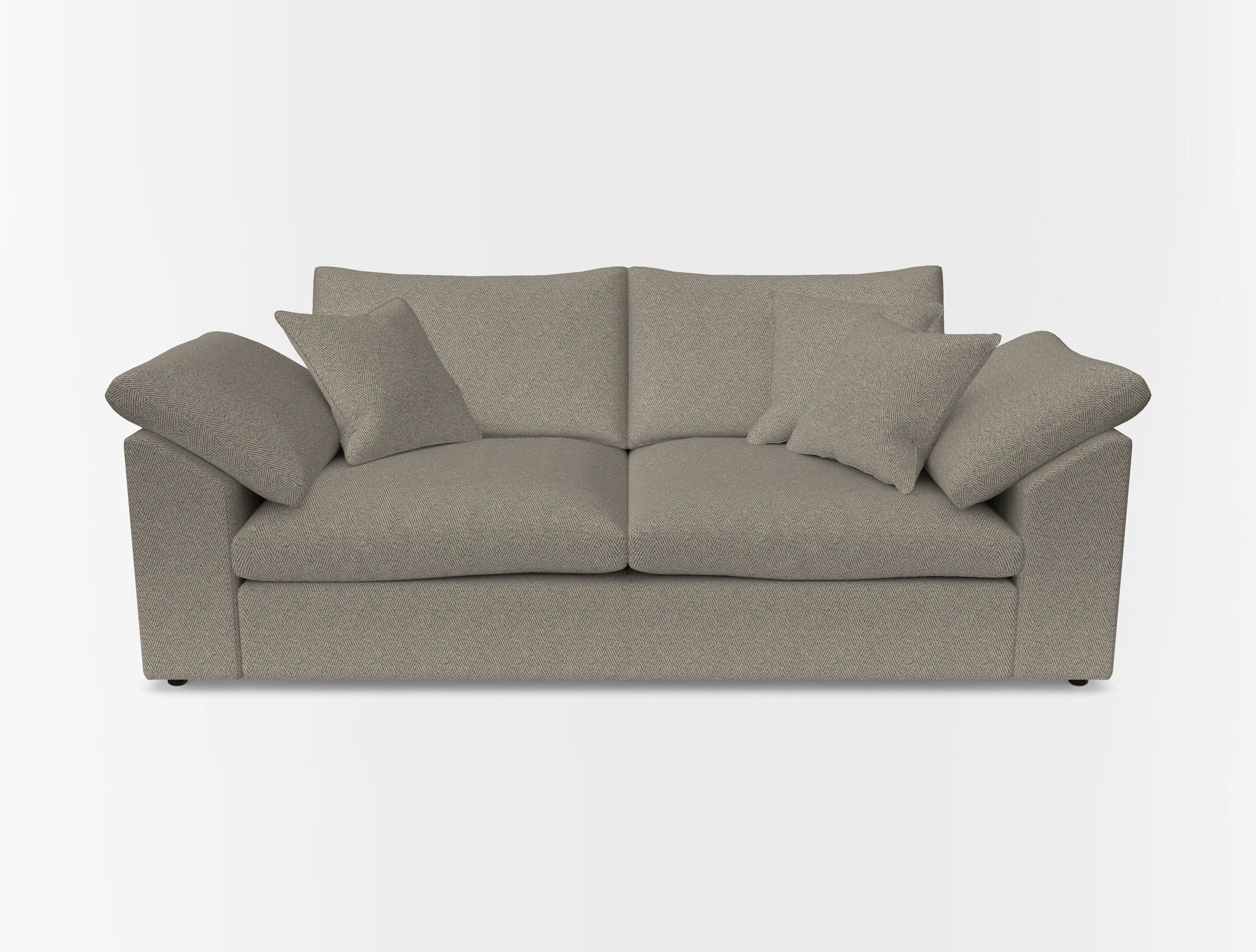 Big softie sloped arm front