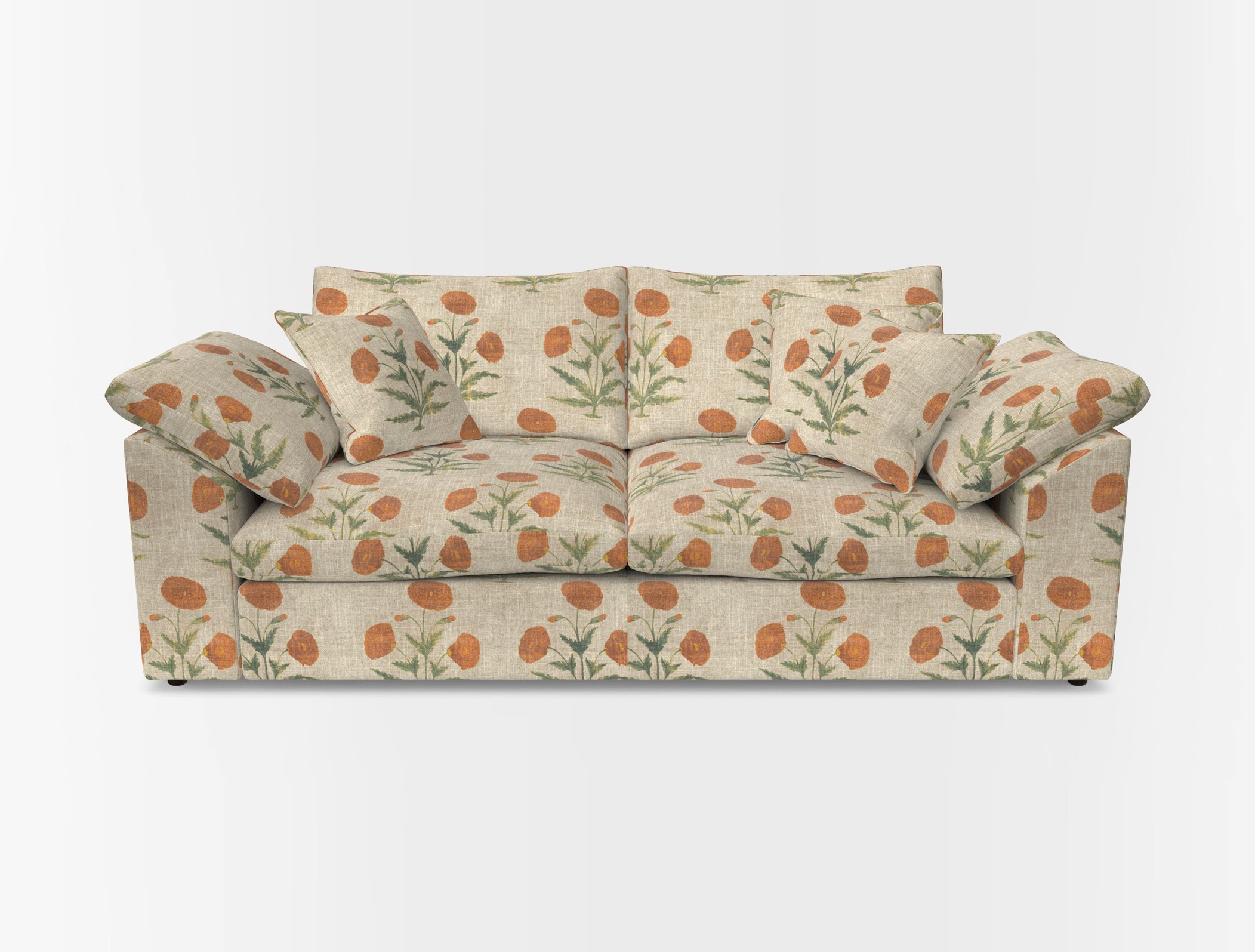 Big softie sloped arm front
