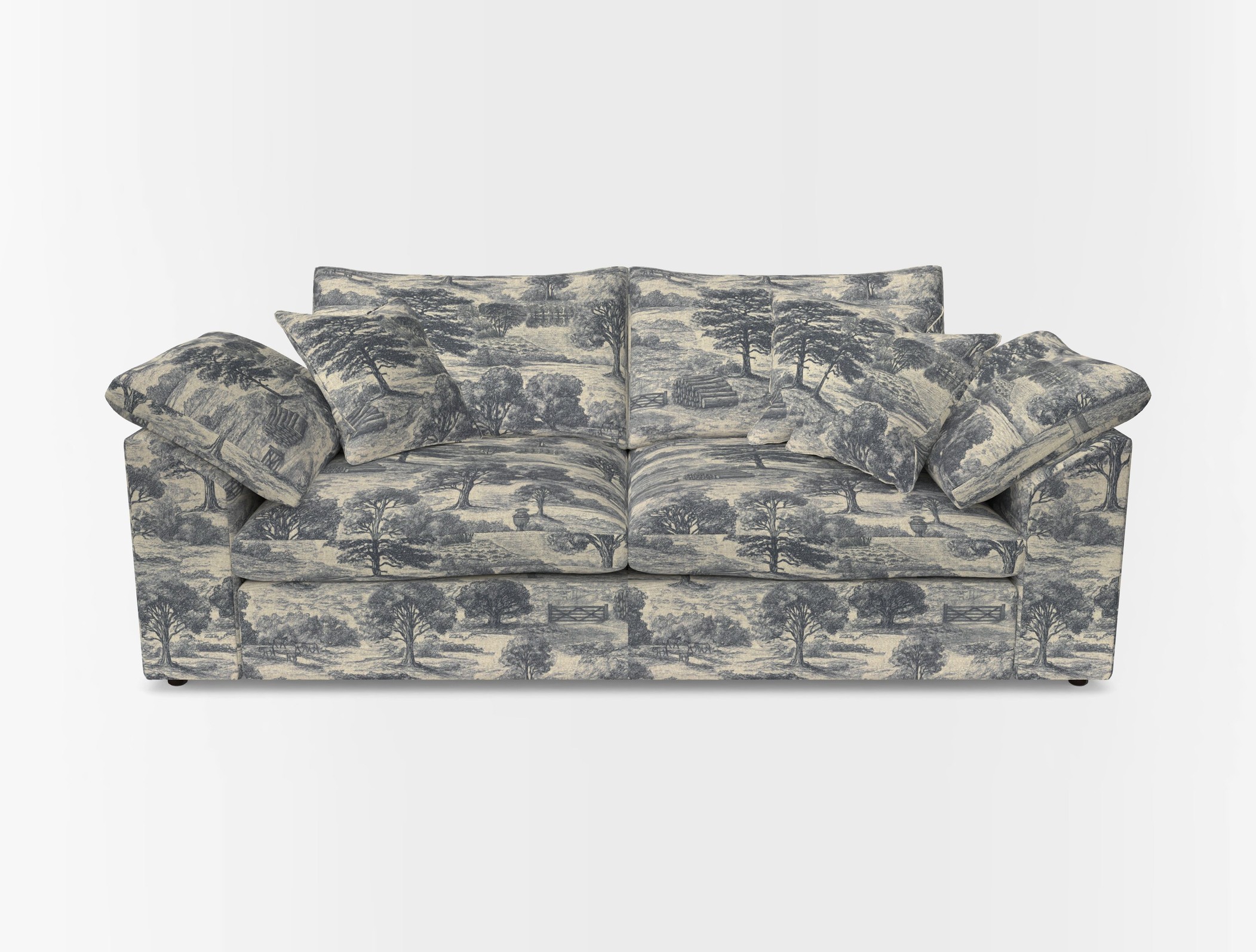 Big softie sloped arm front
