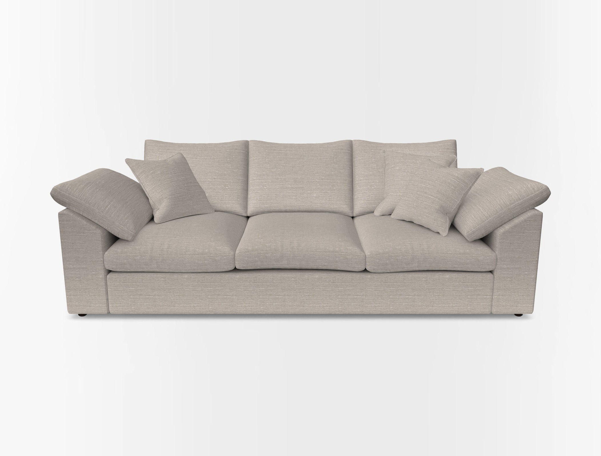 Big softie sloped arm front