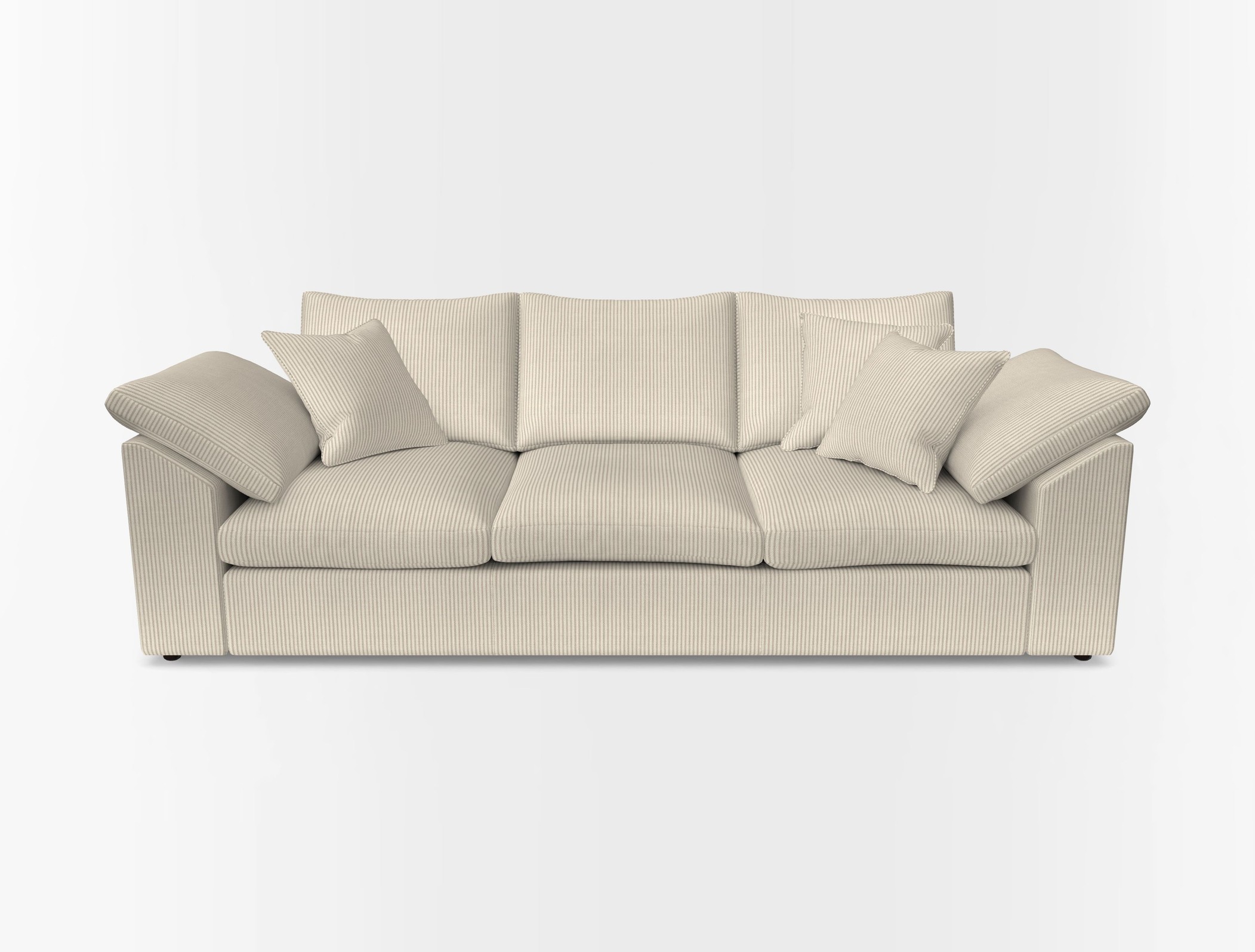 Big softie sloped arm front