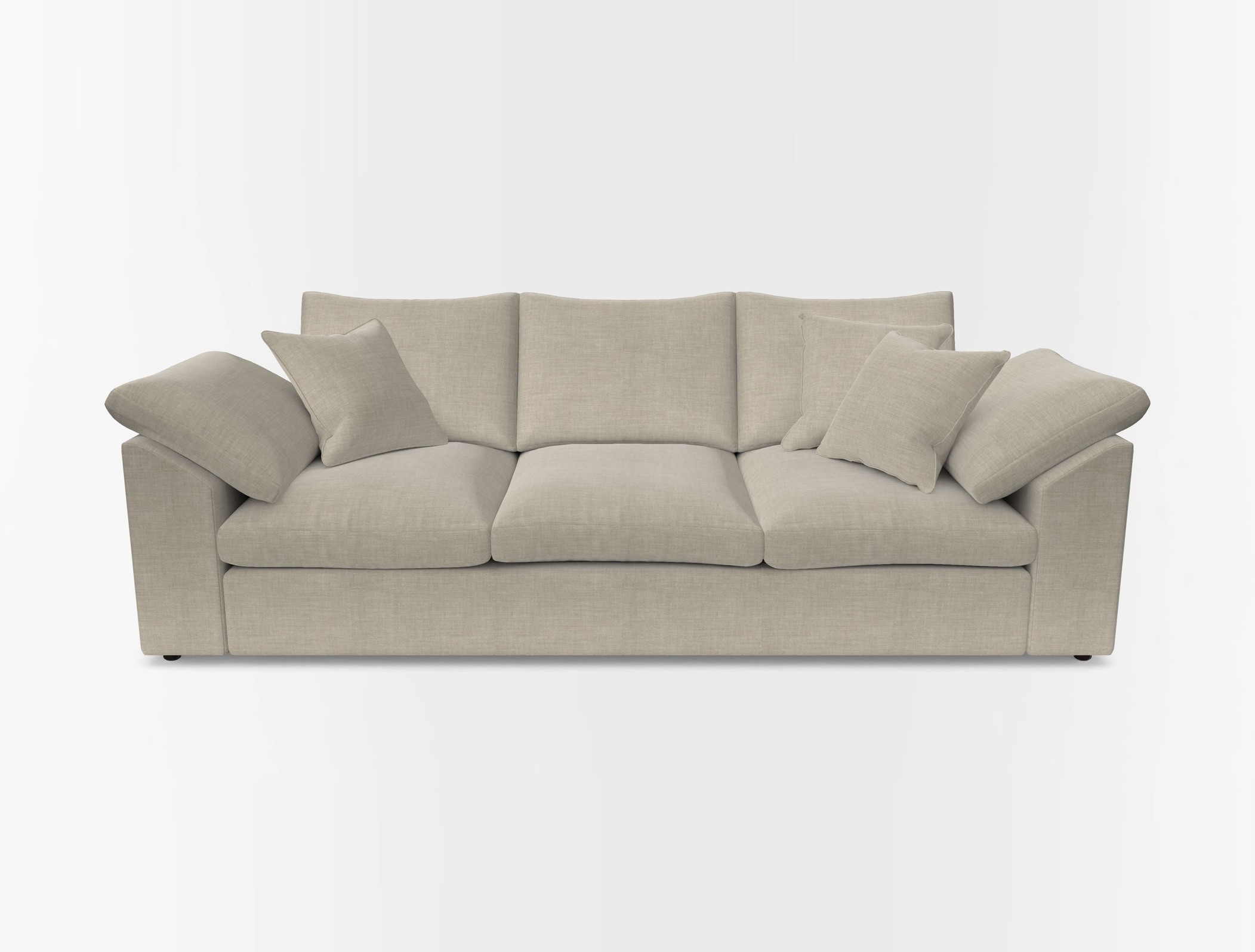 Big softie sloped arm front
