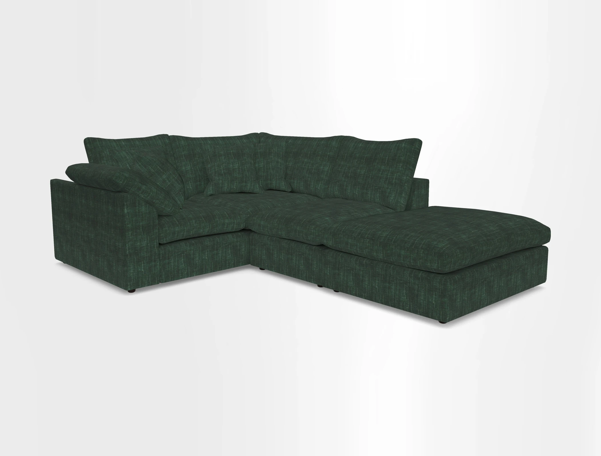 Big Softie Sloped Arm Small Corner Group LHF in Sahara Chalk