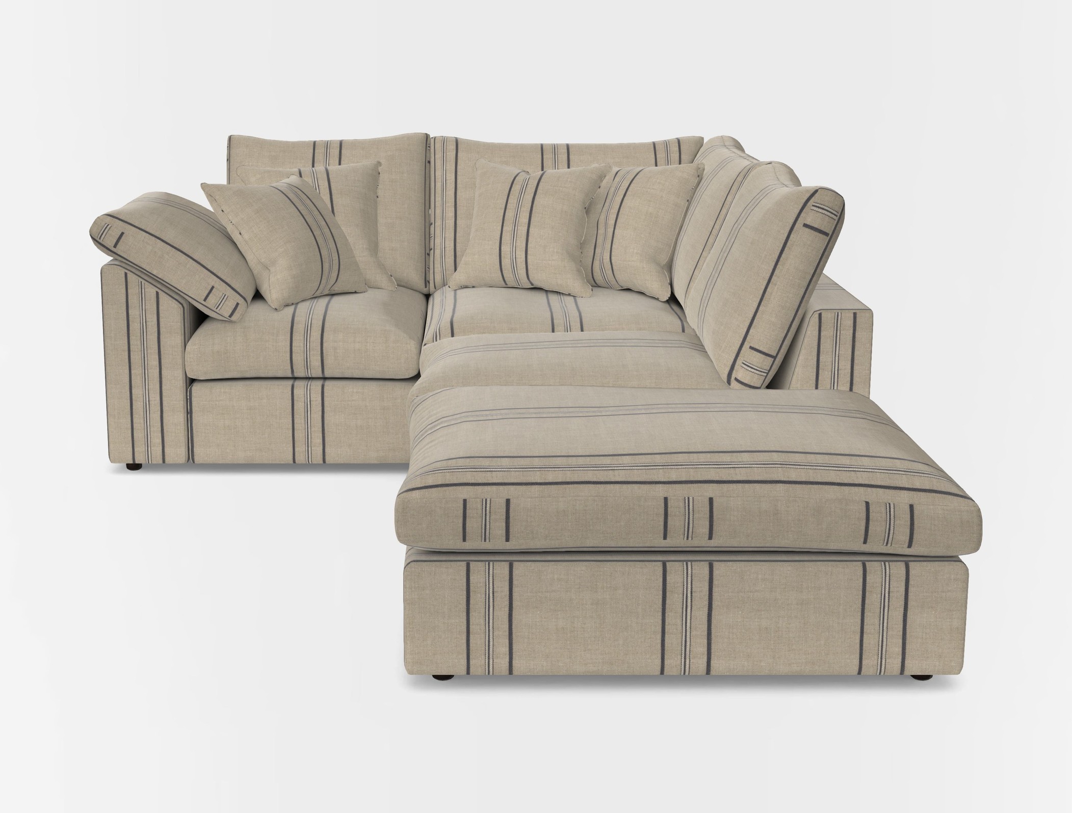 Big softie sloped arm front