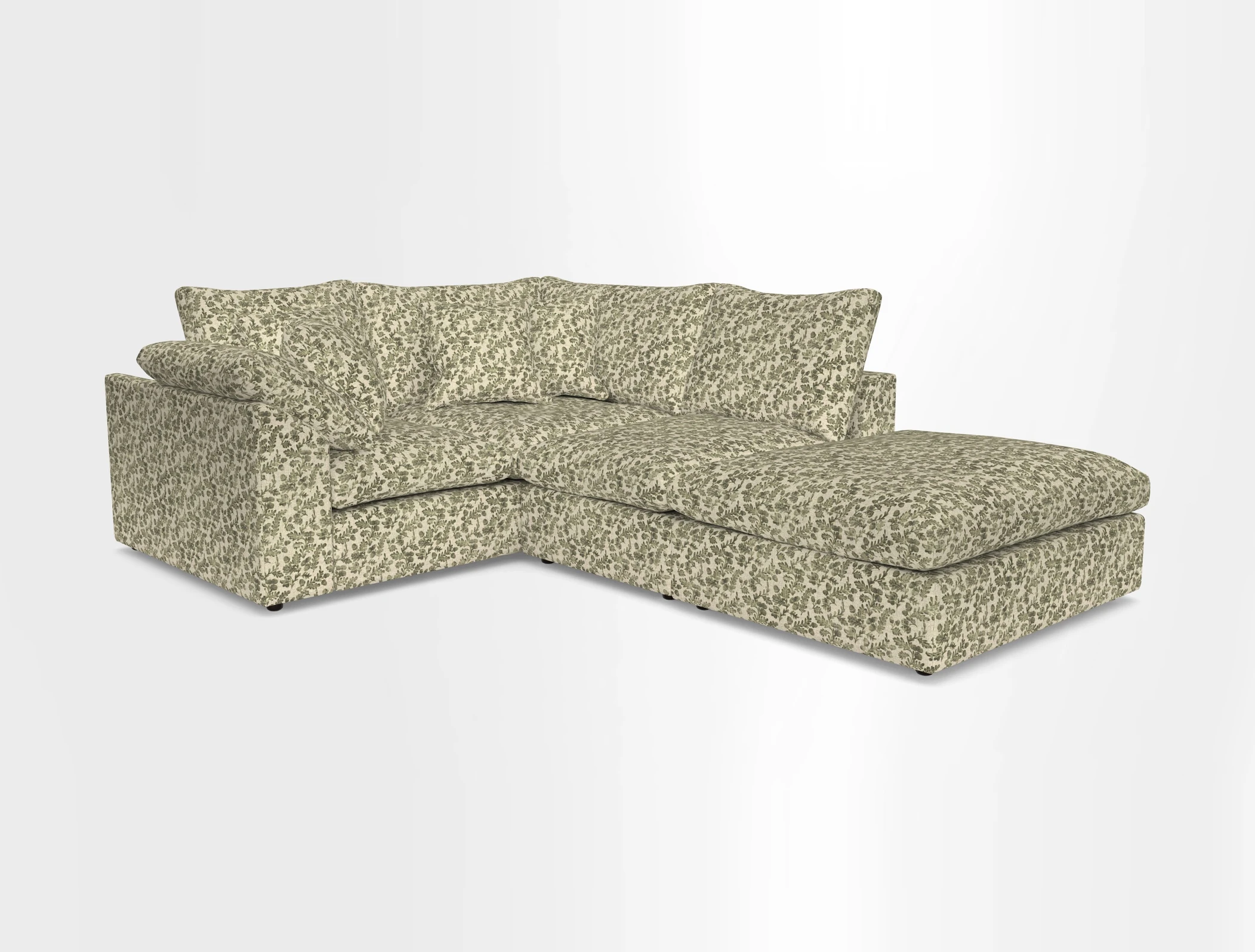 Big Softie Sloped Arm Small Corner Group LHF in Sahara Chalk