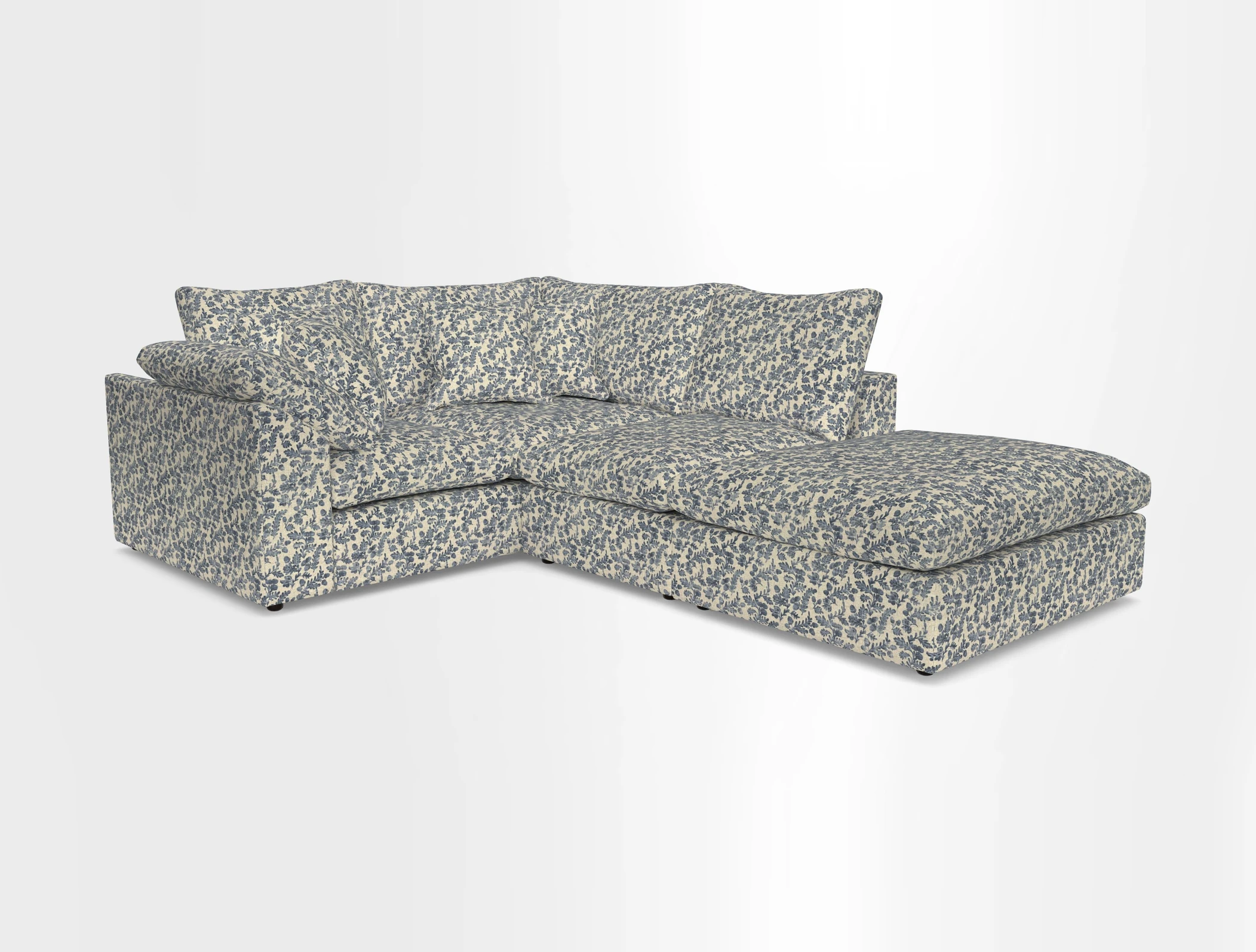 Big Softie Sloped Arm Small Corner Group LHF in Sahara Chalk
