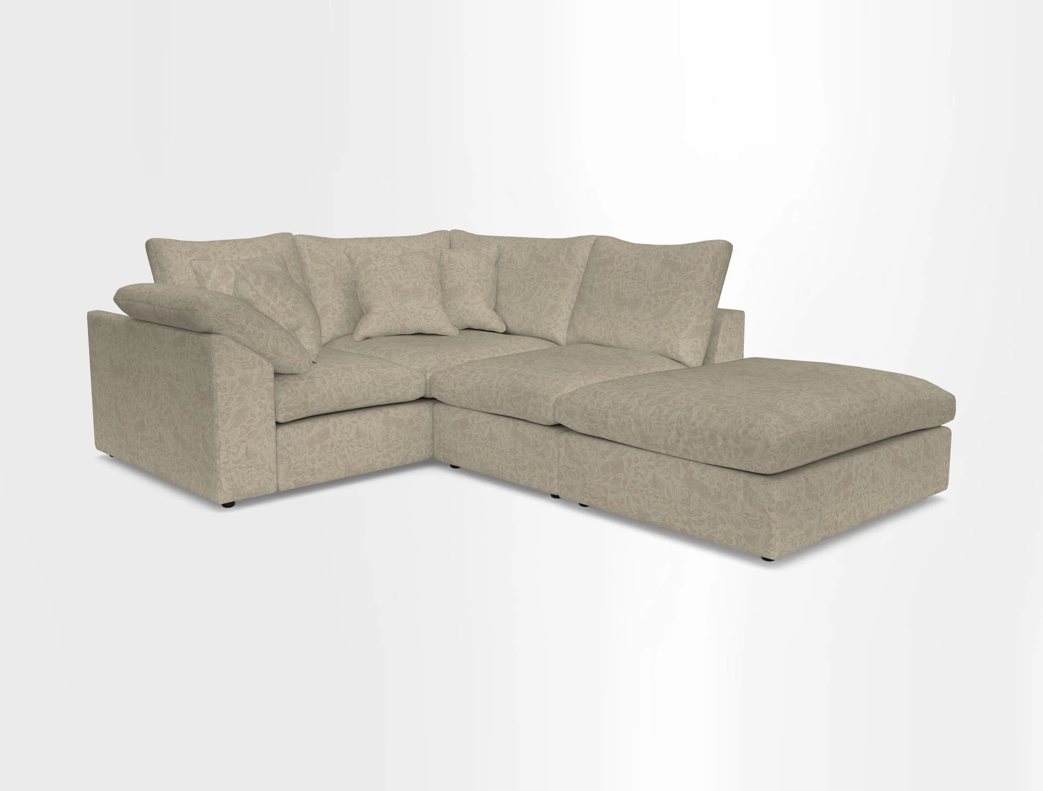 Big Softie Sloped Arm Small Corner Group LHF in Sahara Chalk