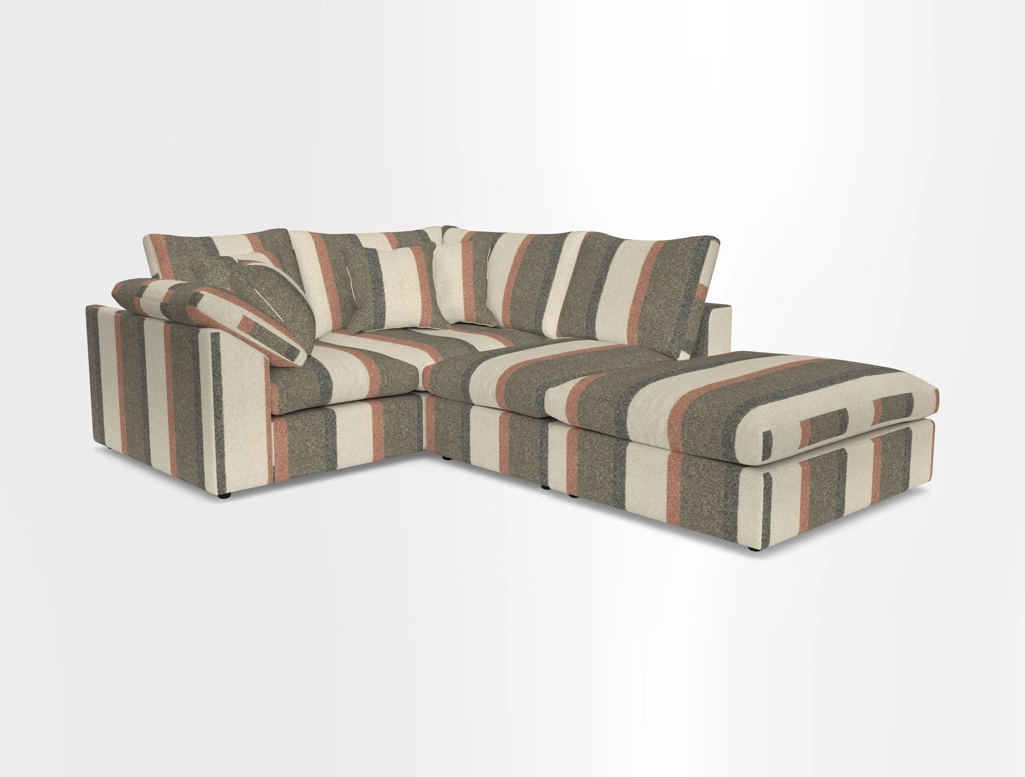 Big Softie Sloped Arm Small Corner Group LHF in Sahara Chalk