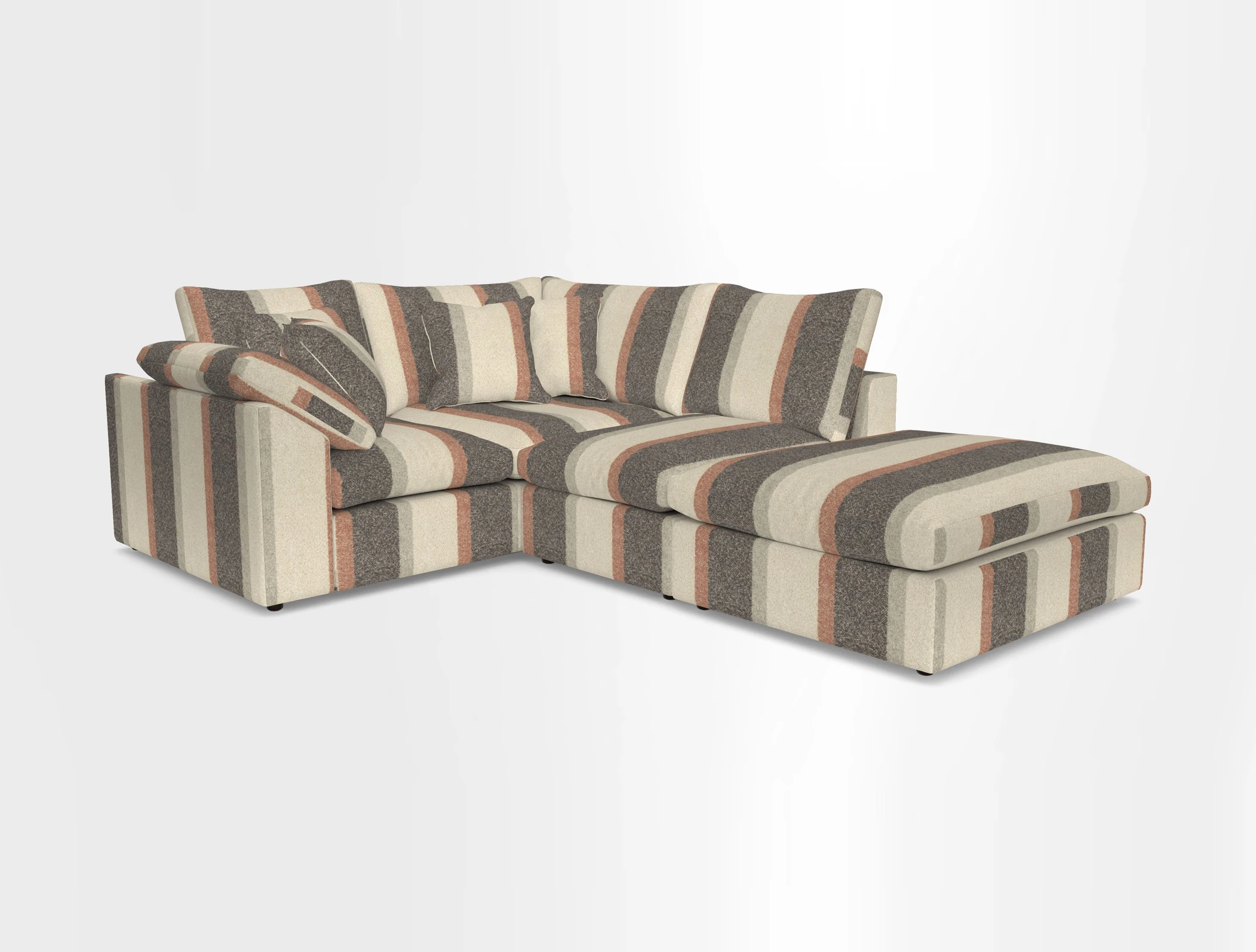 Big Softie Sloped Arm Small Corner Group LHF in Sahara Chalk