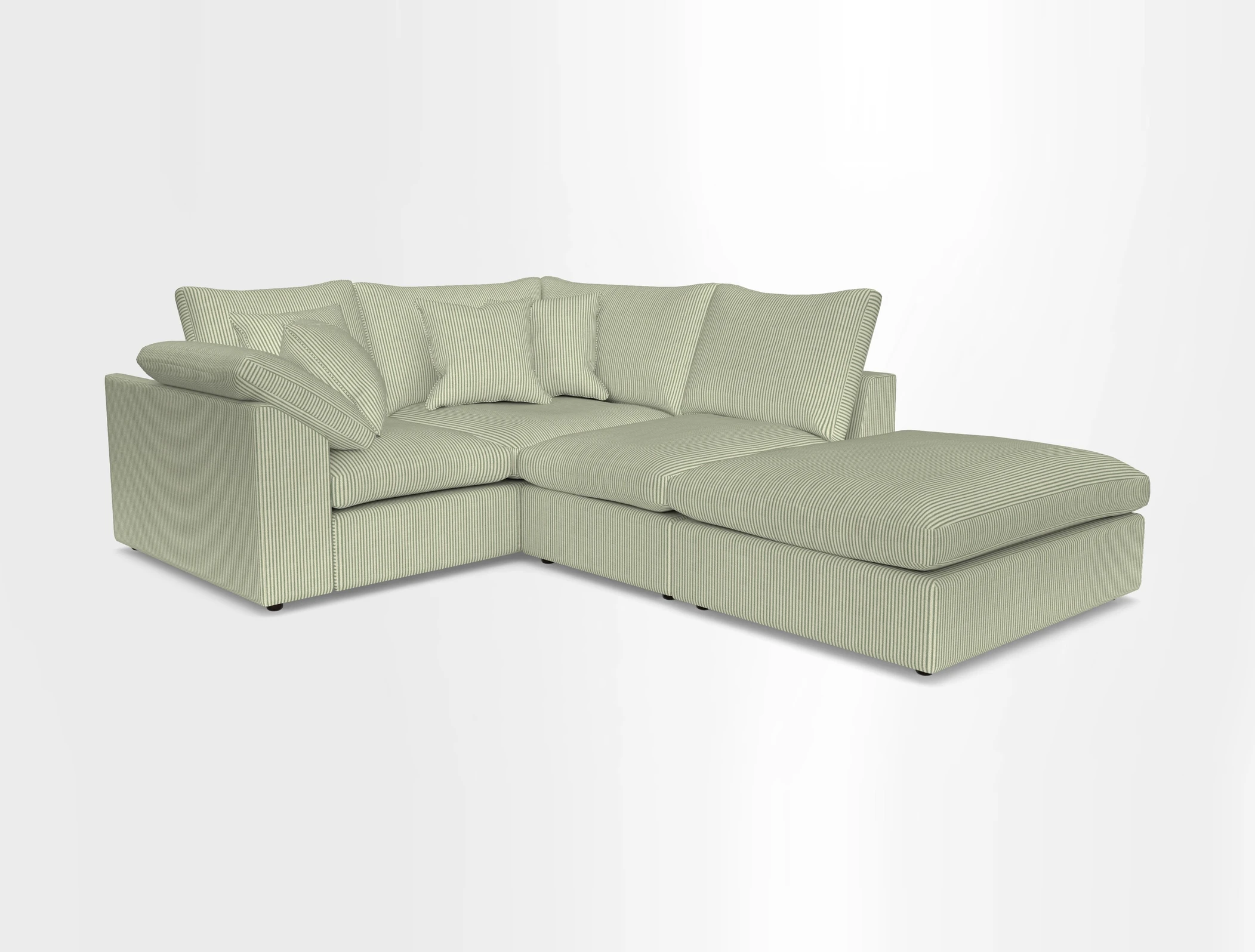 Big Softie Sloped Arm Small Corner Group LHF in Sahara Chalk