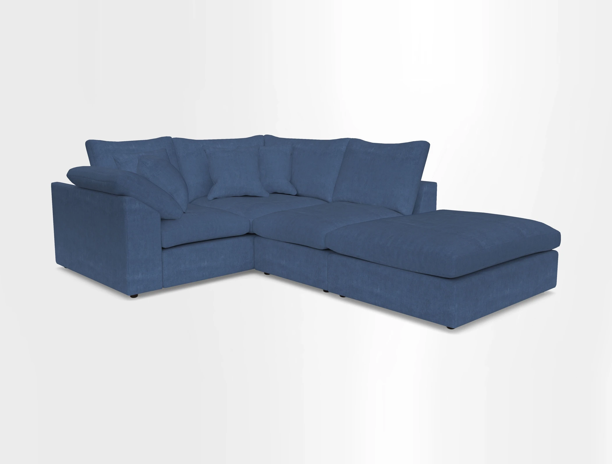 Big Softie Sloped Arm Small Corner Group LHF in Sahara Chalk