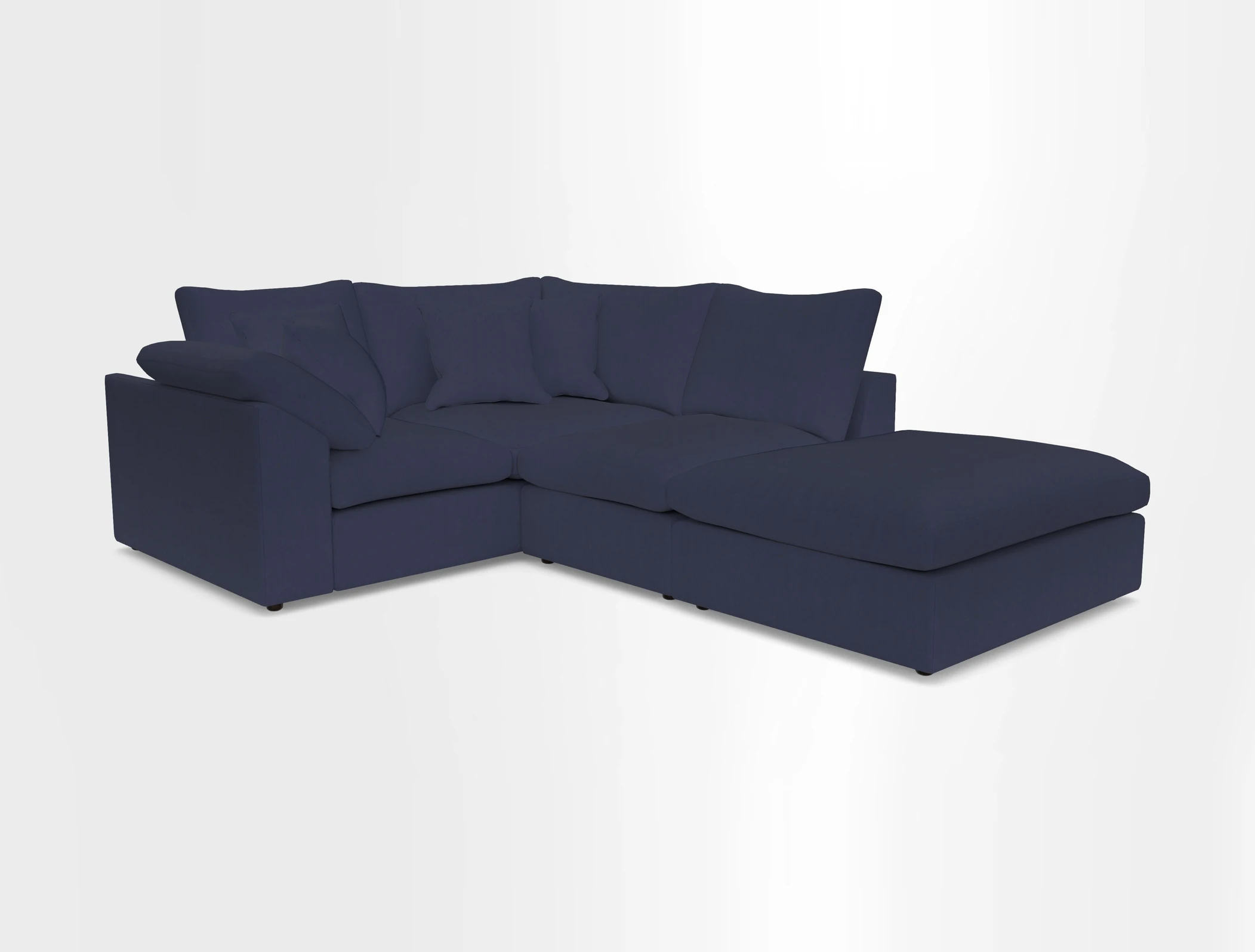 Big Softie Sloped Arm Small Corner Group LHF in Sahara Chalk