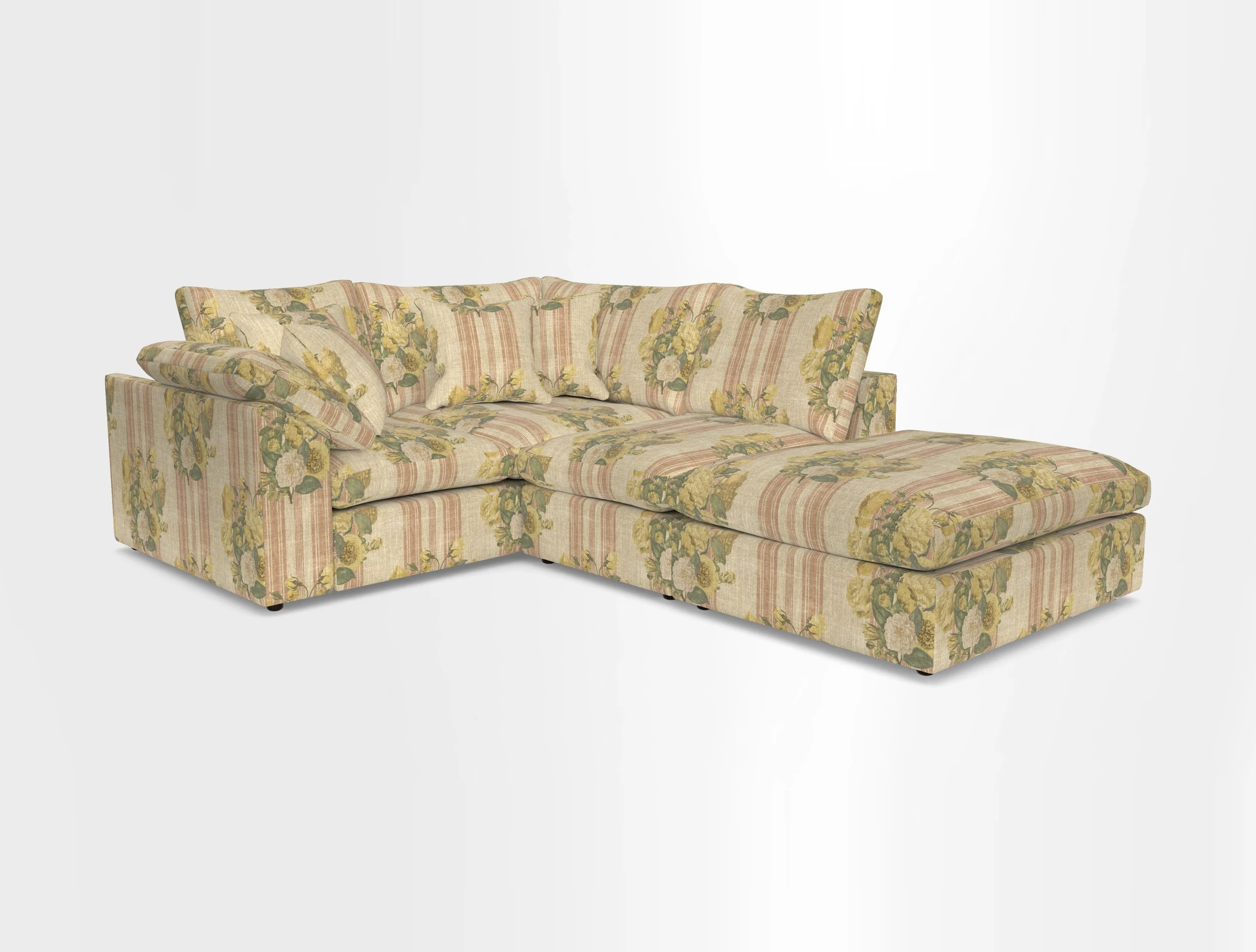 Big Softie Sloped Arm Small Corner Group LHF in Sahara Chalk