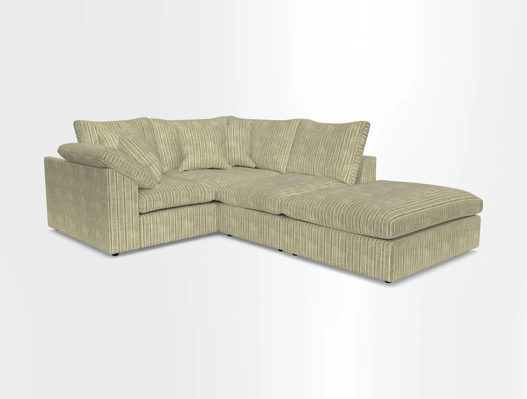 Big Softie Sloped Arm Small Corner Group LHF in Sahara Chalk