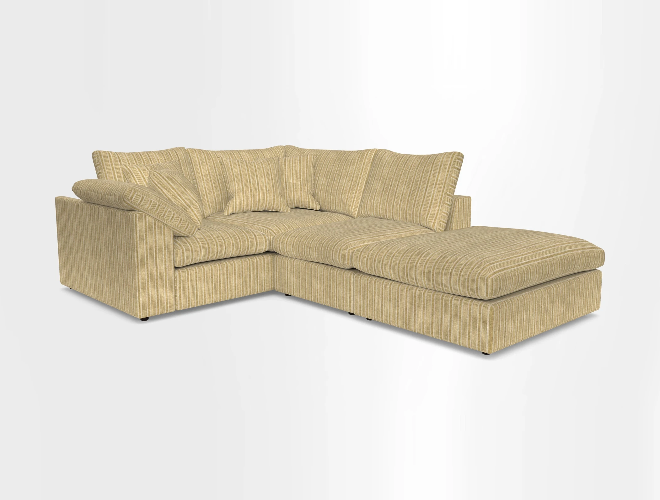 Big Softie Sloped Arm Small Corner Group LHF in Sahara Chalk