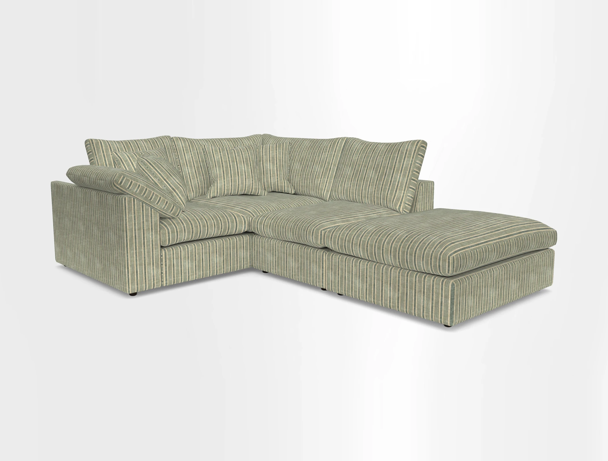 Big Softie Sloped Arm Small Corner Group LHF in Sahara Chalk