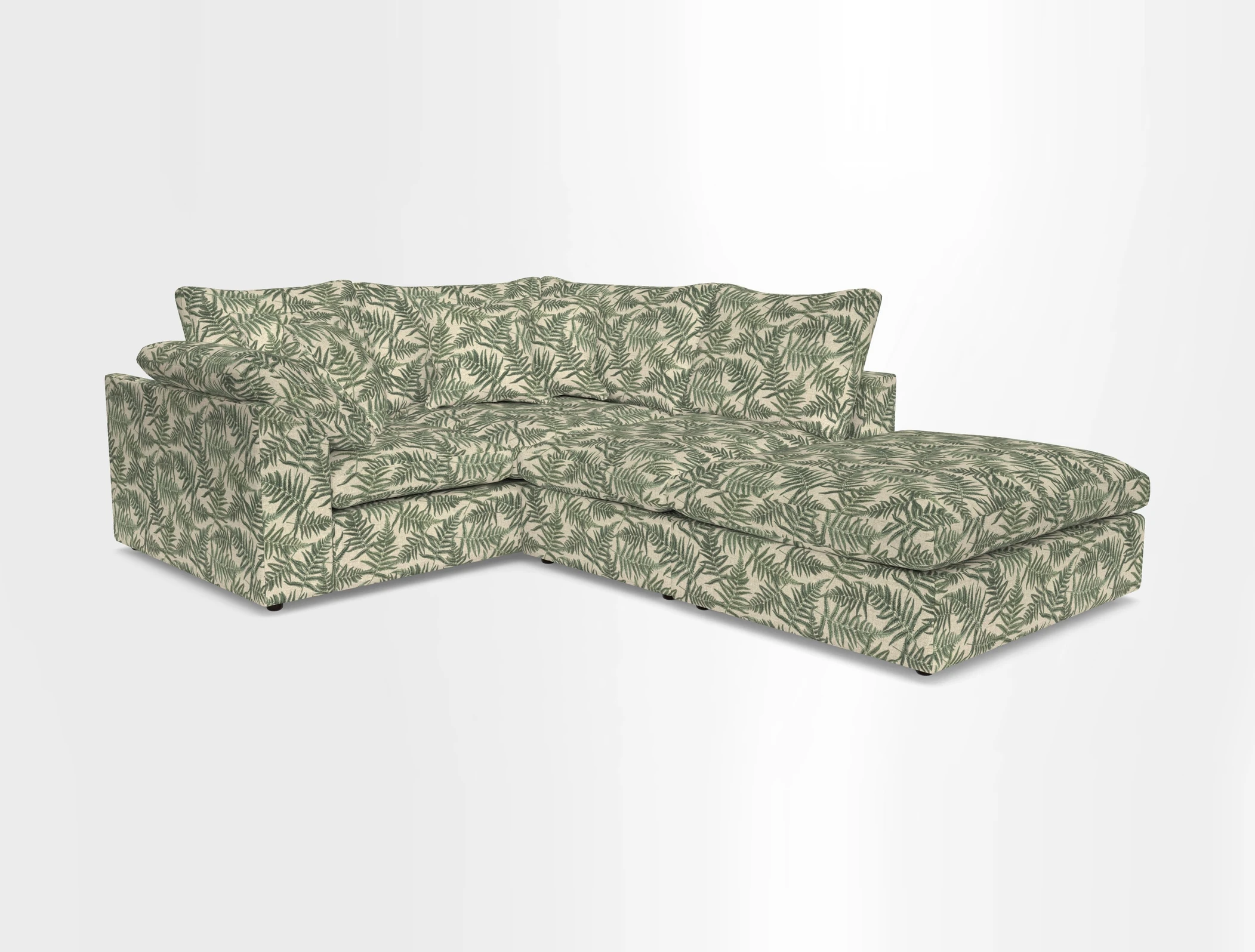 Big Softie Sloped Arm Small Corner Group LHF in Sahara Chalk