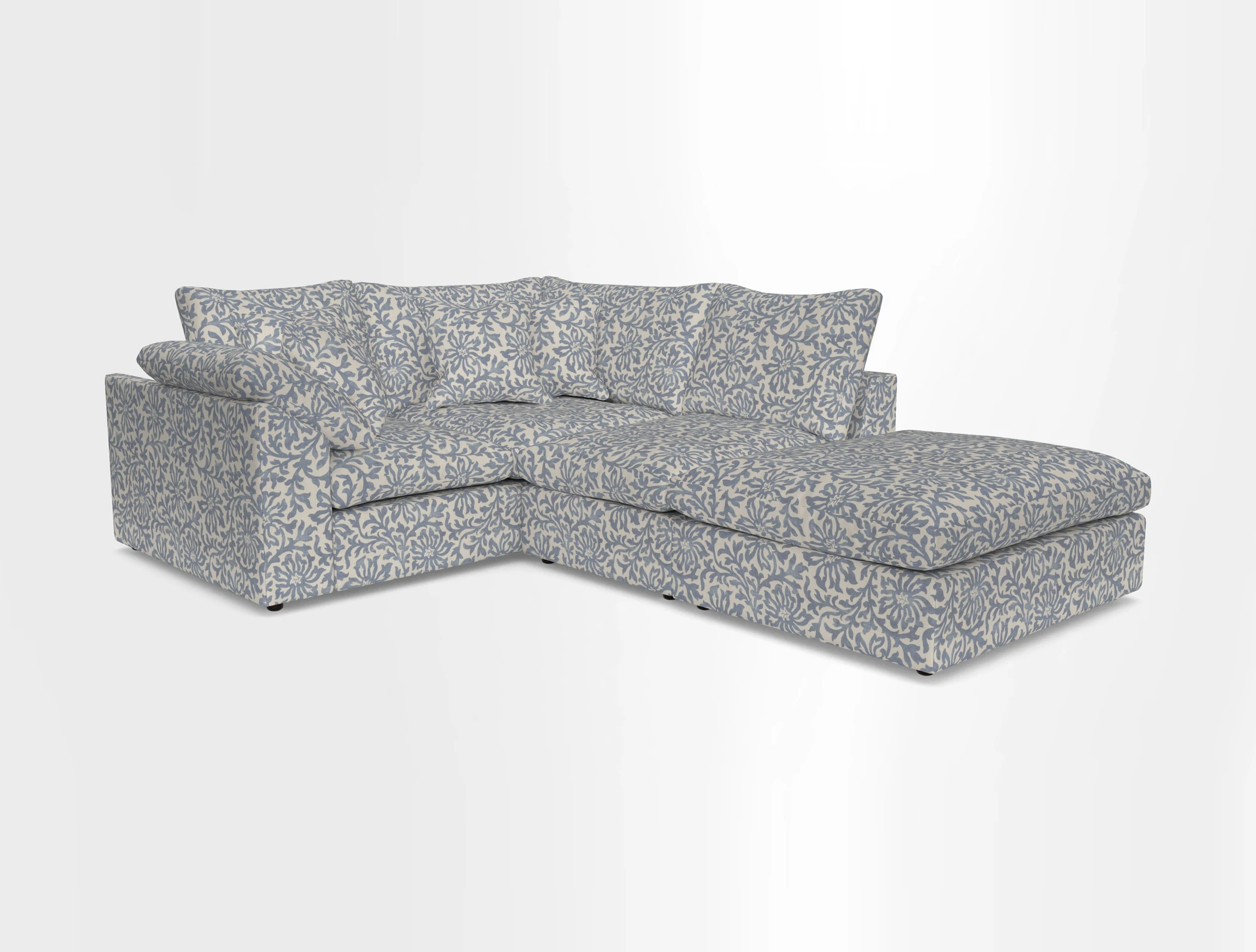 Big Softie Sloped Arm Small Corner Group LHF in Sahara Chalk