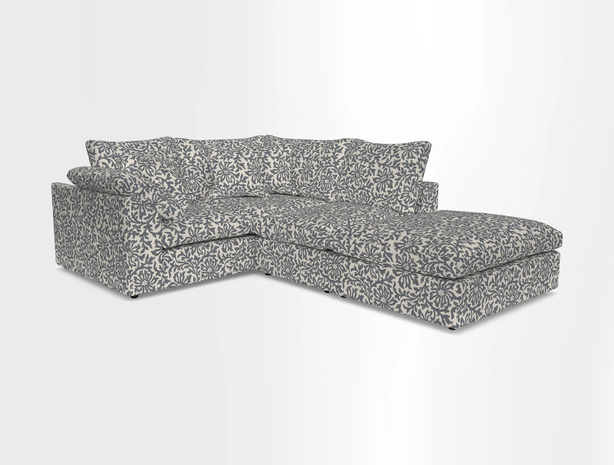 Big Softie Sloped Arm Small Corner Group LHF in Sahara Chalk