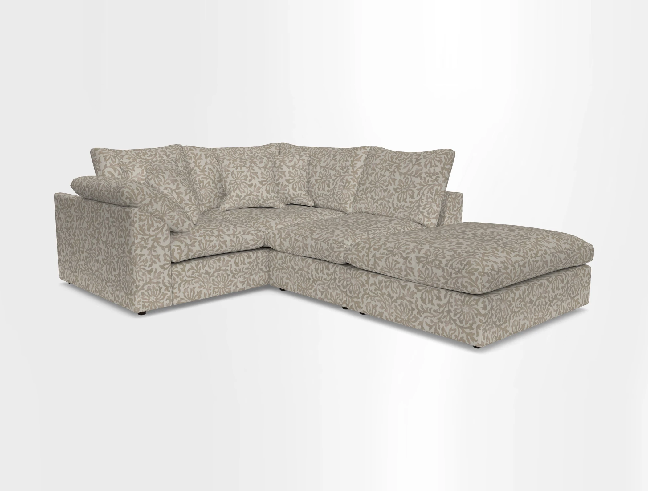 Big Softie Sloped Arm Small Corner Group LHF in Sahara Chalk