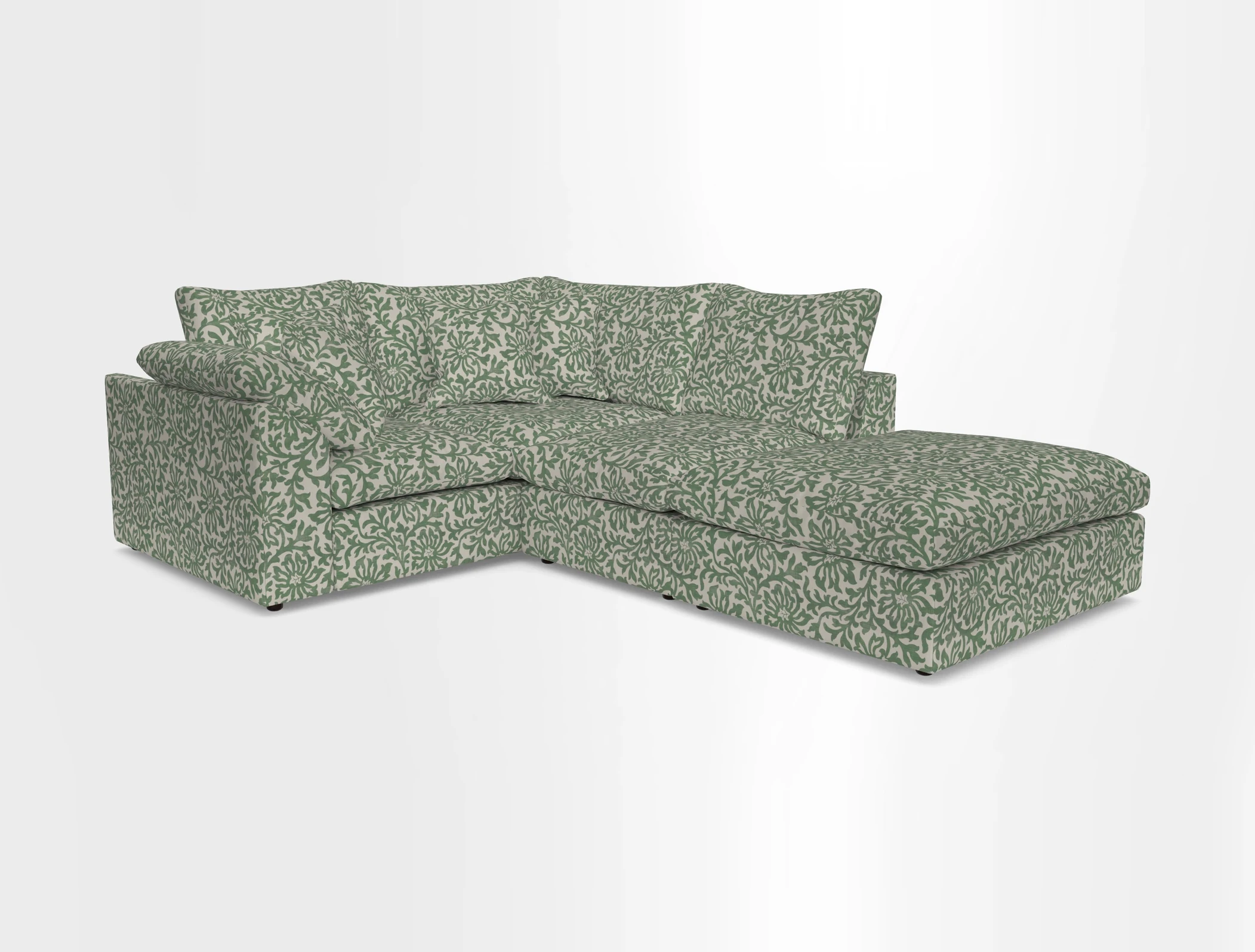 Big Softie Sloped Arm Small Corner Group LHF in Sahara Chalk