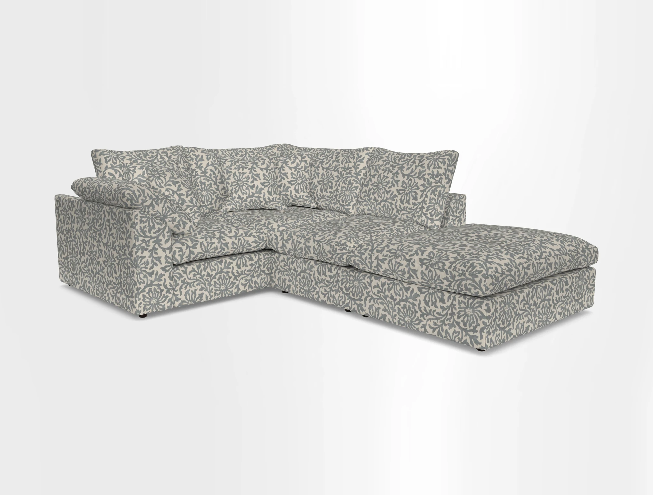 Big Softie Sloped Arm Small Corner Group LHF in Sahara Chalk