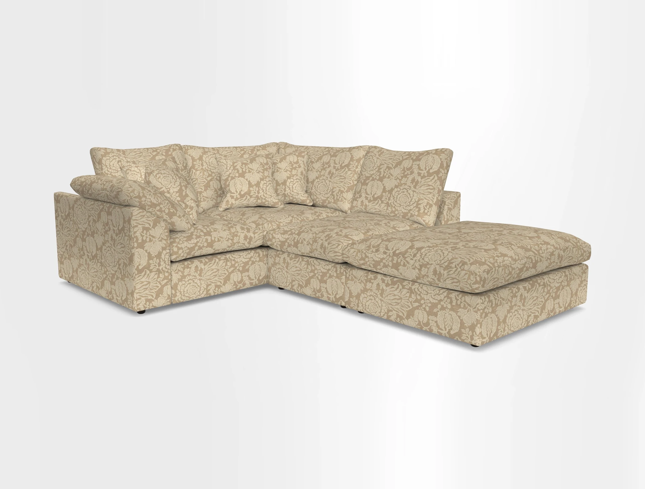 Big Softie Sloped Arm Small Corner Group LHF in Sahara Chalk