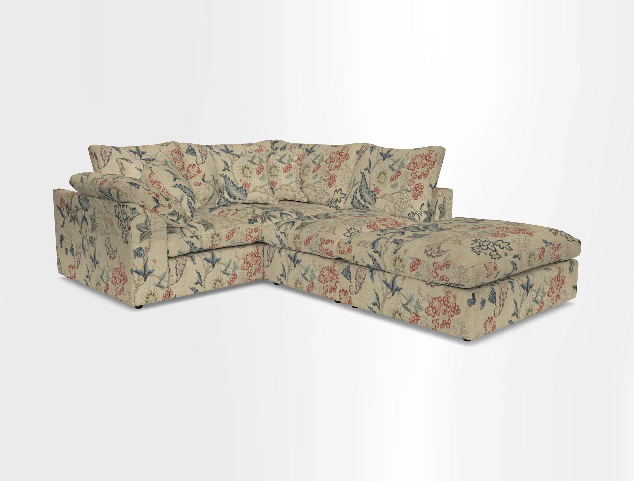 Big Softie Sloped Arm Small Corner Group LHF in Sahara Chalk