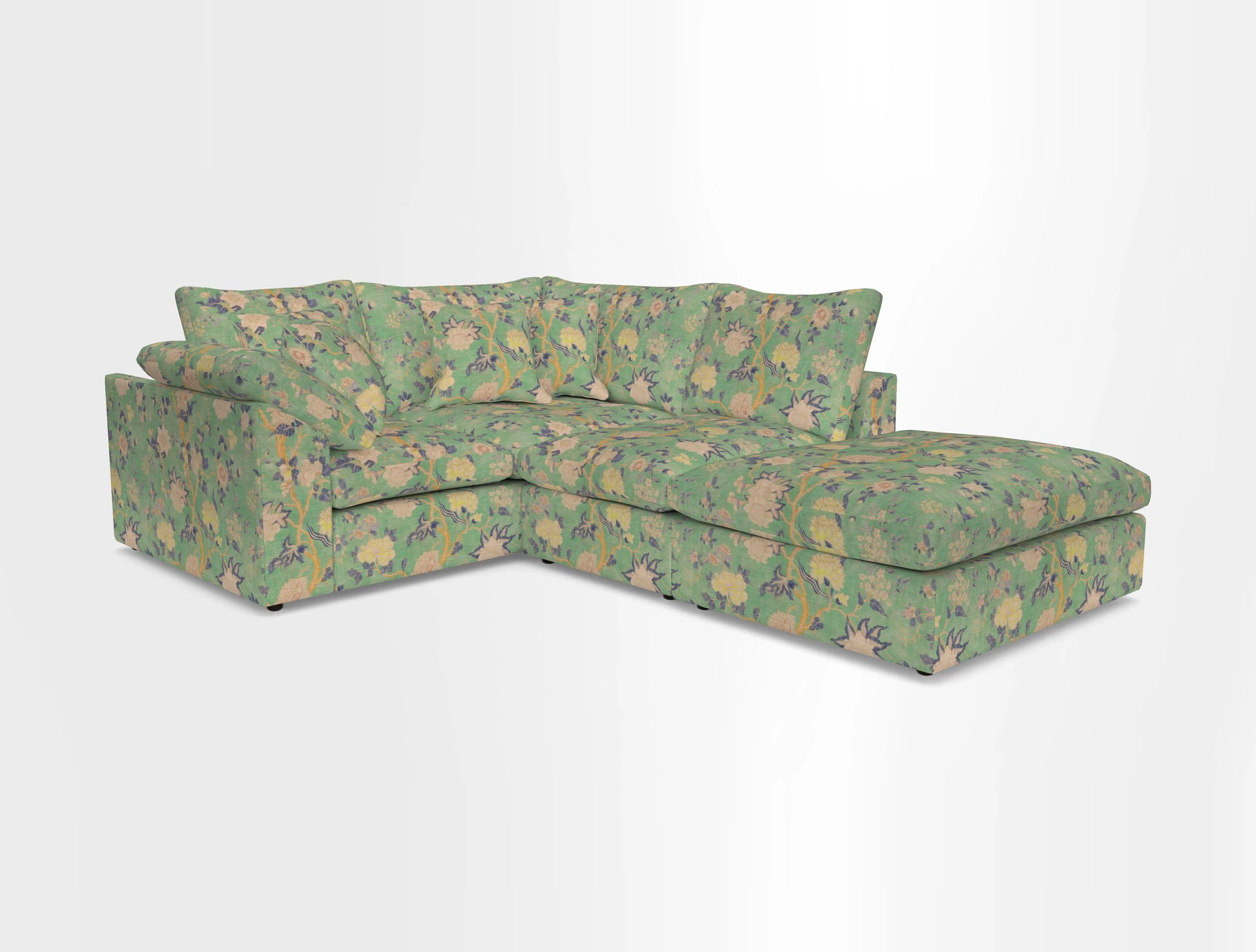 Big Softie Sloped Arm Small Corner Group LHF in Sahara Chalk