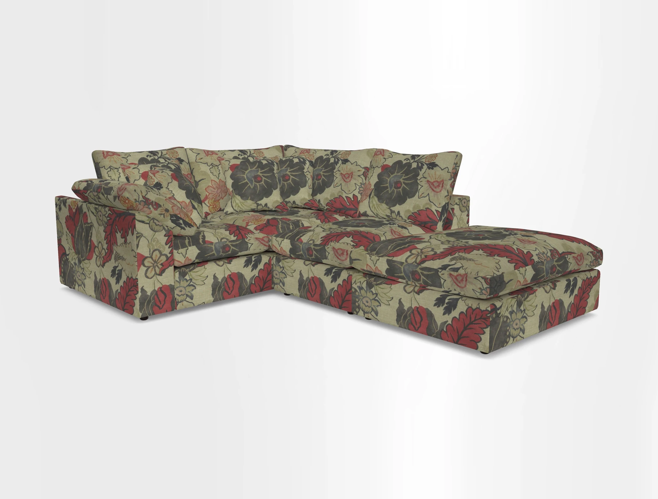 Big Softie Sloped Arm Small Corner Group LHF in Sahara Chalk