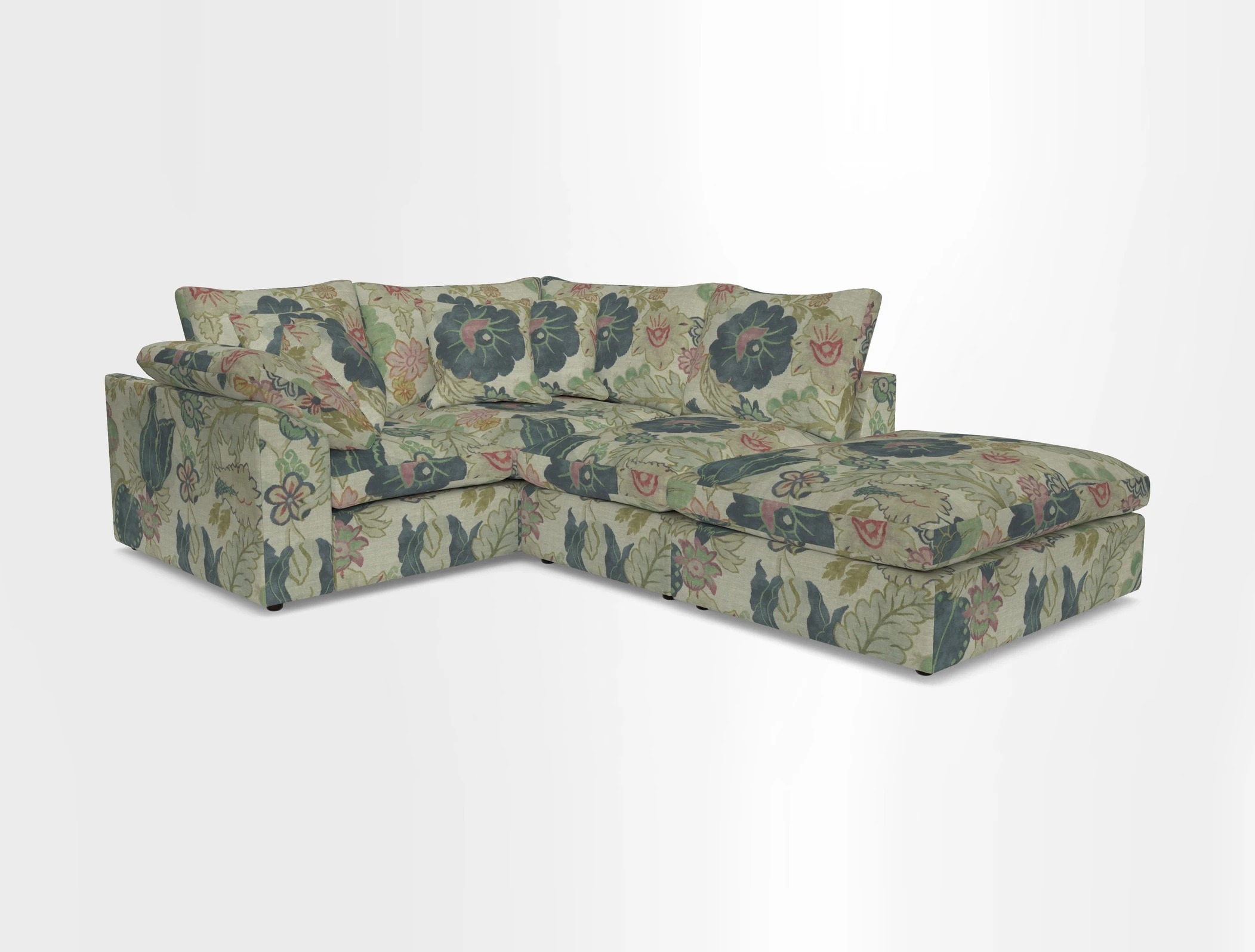 Big Softie Sloped Arm Small Corner Group LHF in Sahara Chalk