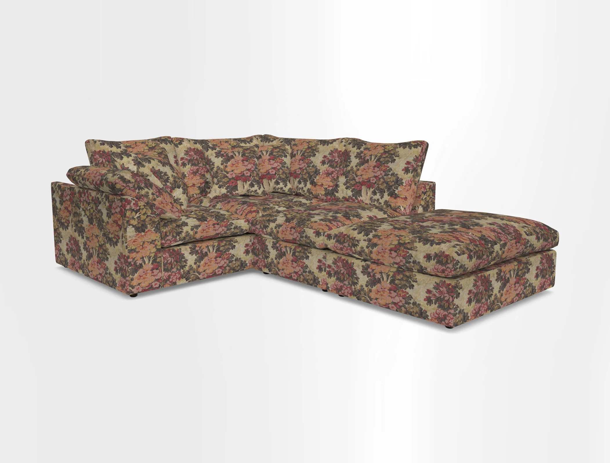 Big Softie Sloped Arm Small Corner Group LHF in Sahara Chalk
