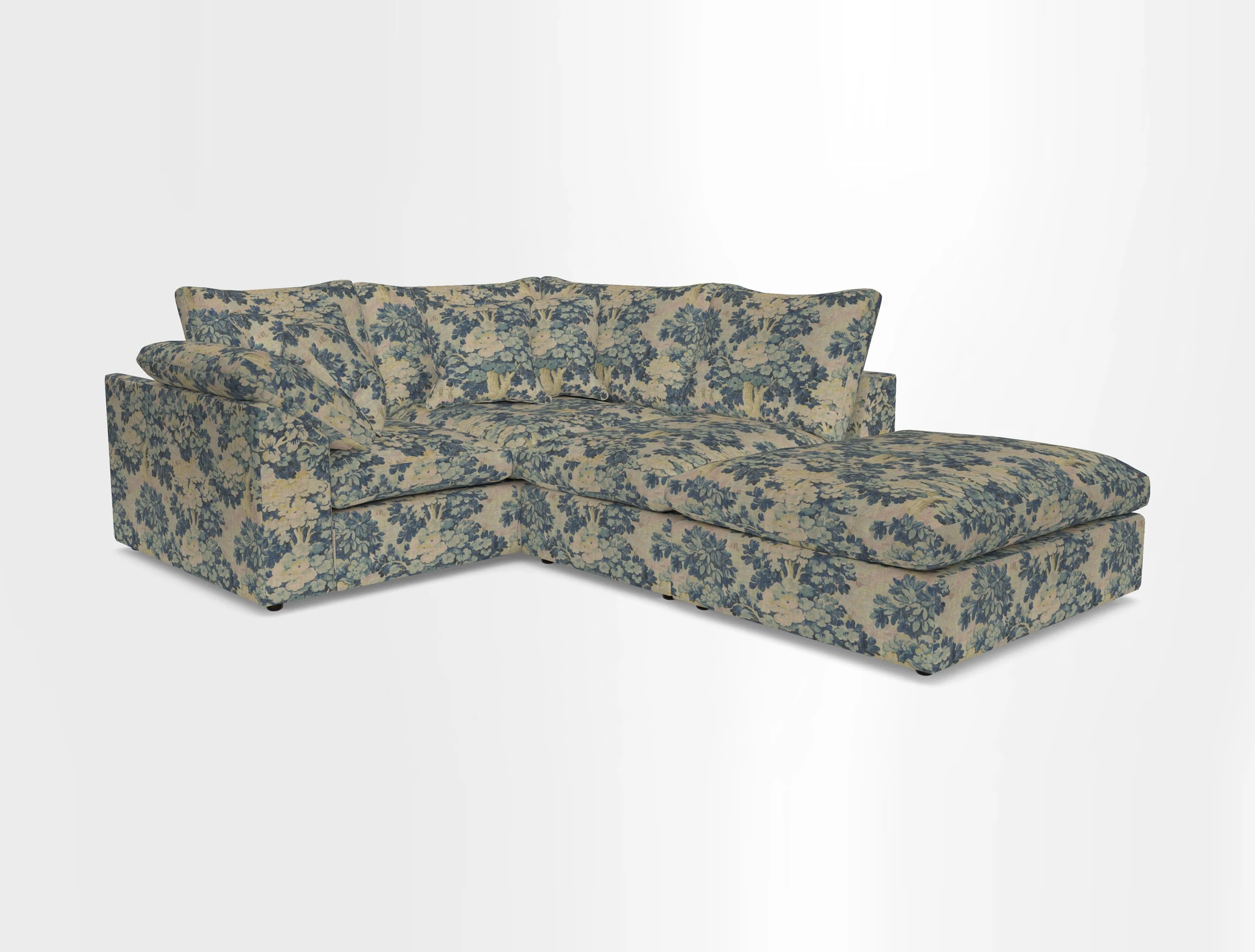 Big Softie Sloped Arm Small Corner Group LHF in Sahara Chalk