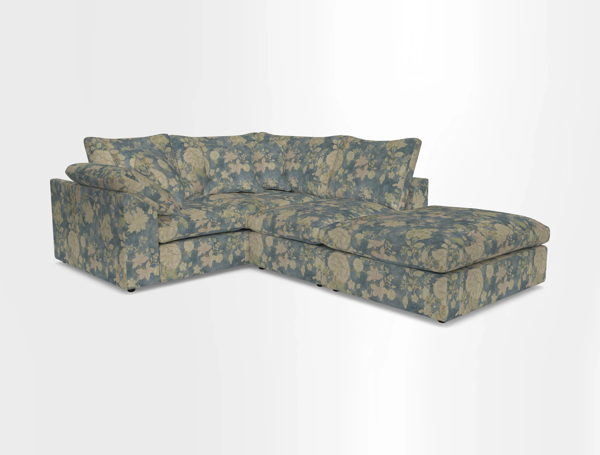 Big Softie Sloped Arm Small Corner Group LHF in Sahara Chalk